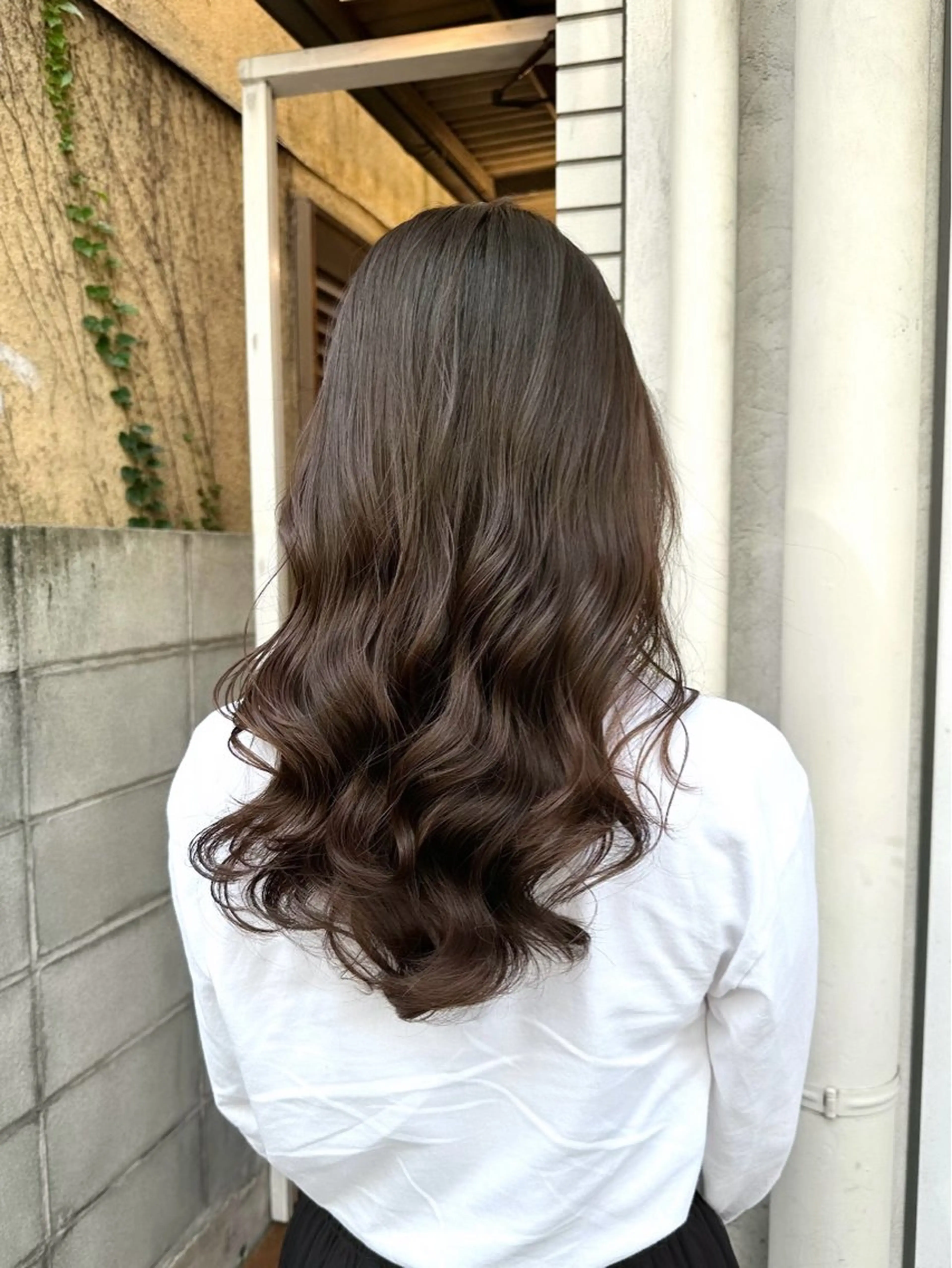 セミロング パーマ セミロングパーマ 縮毛矯正 カット パーマ トリートメント 吉田 光佑のヘアスタイル