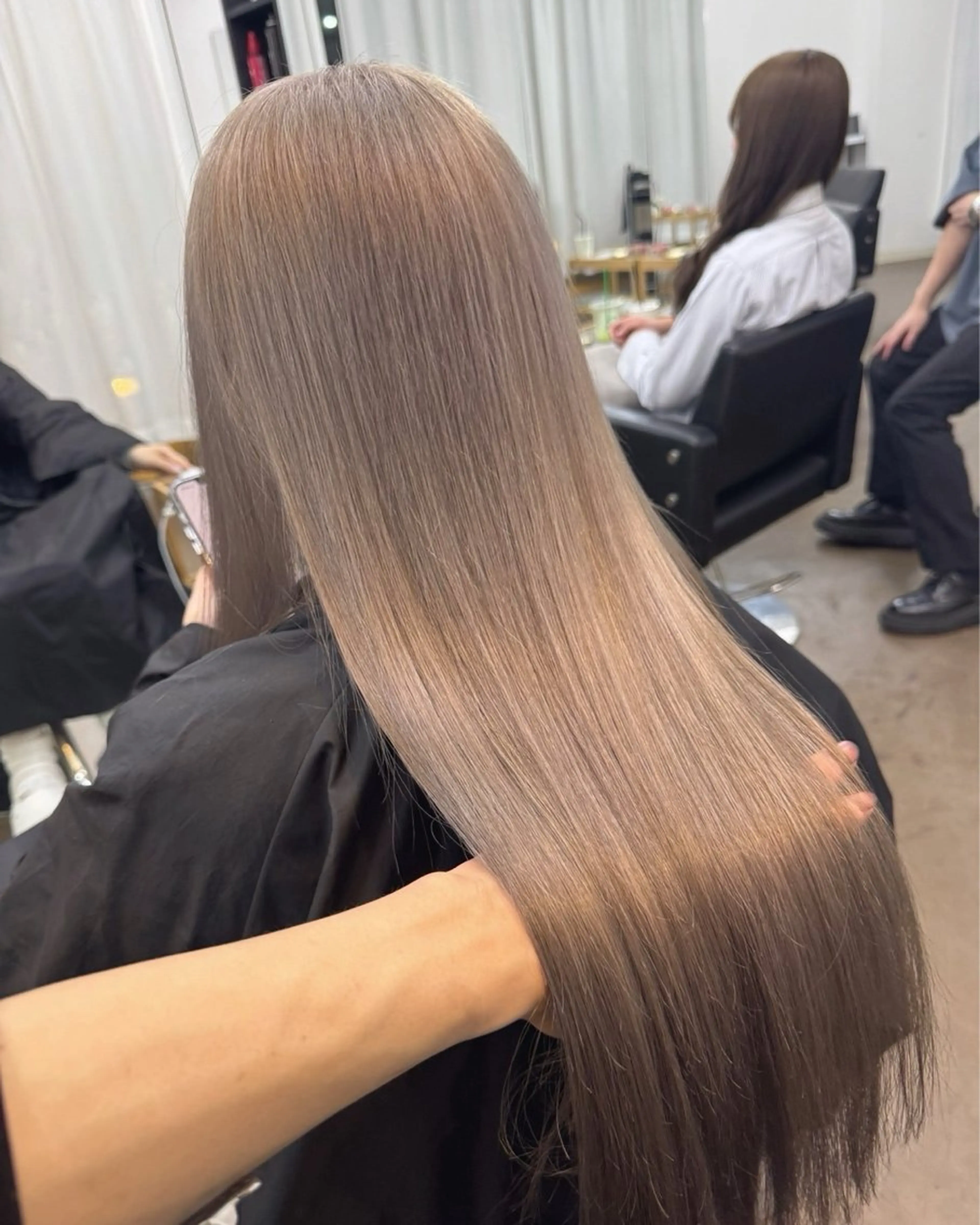 ロング カラー ヘアカラー トリートメント 艶髪カラー/ 茶屋町/王子凌汰のヘアスタイル