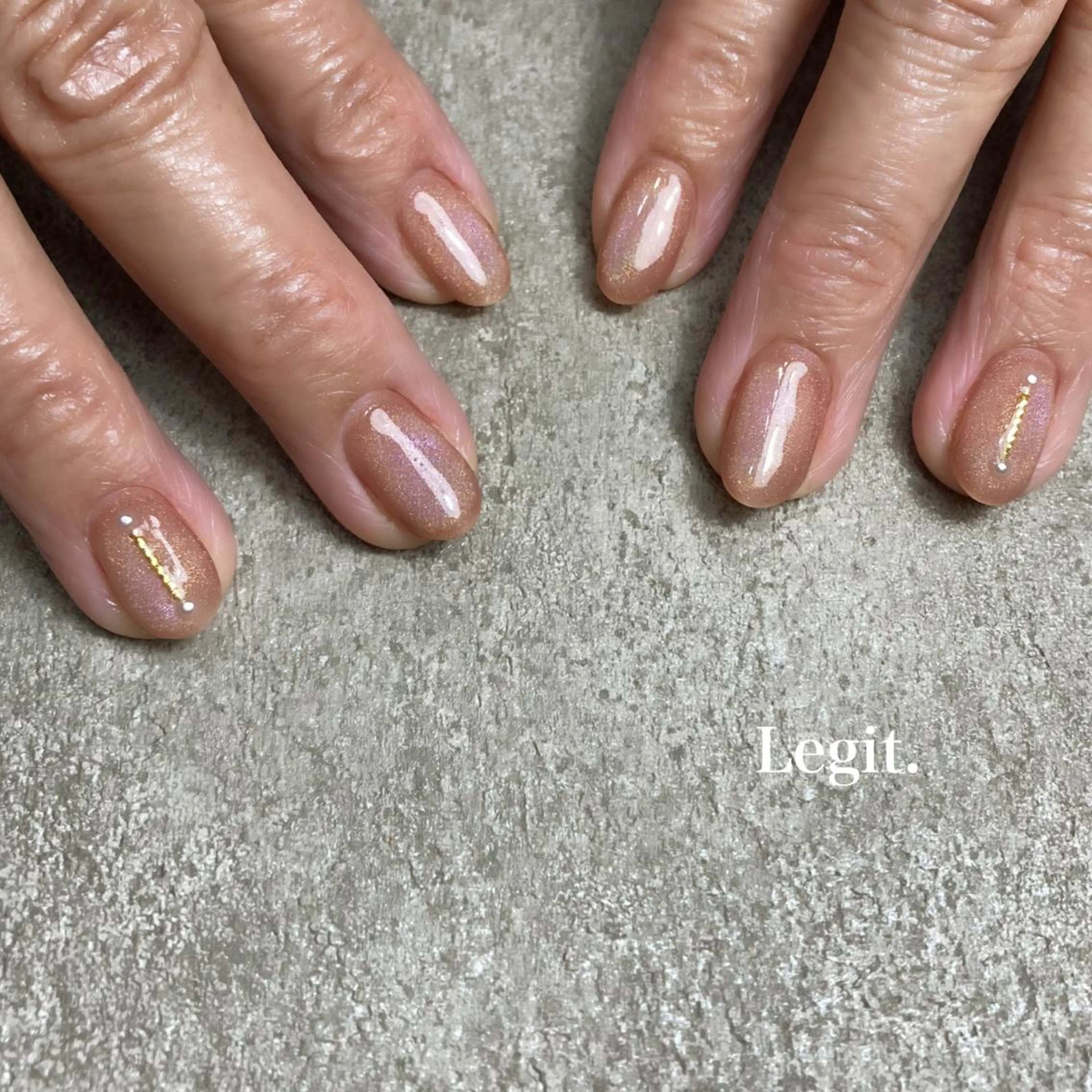 ネイル マグネットネイル Legit nail salonのネイルデザイン