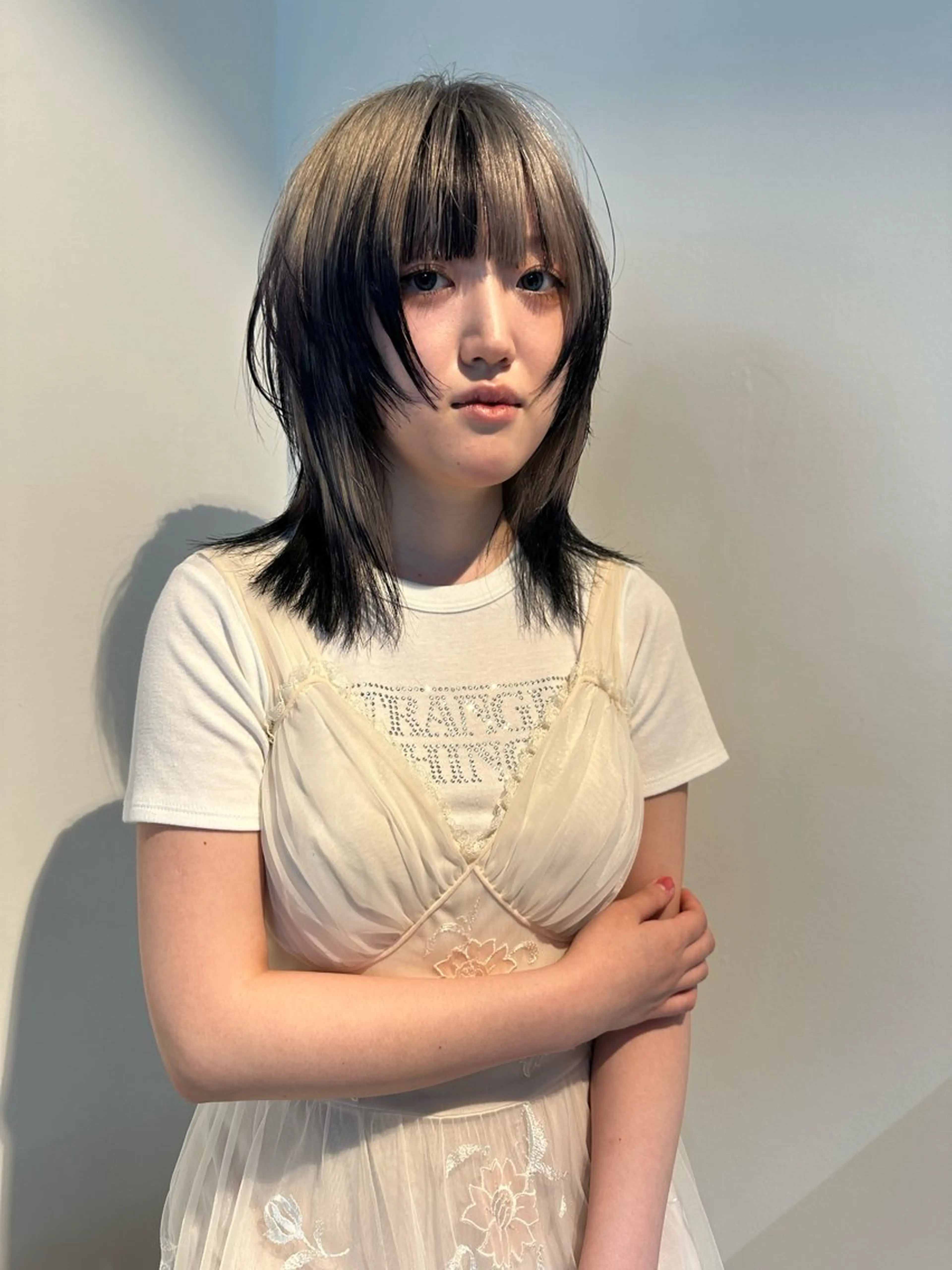 ミディアム カラー カット ヘアカラー 🎀オイダイラ モモカ🎀のヘアスタイル