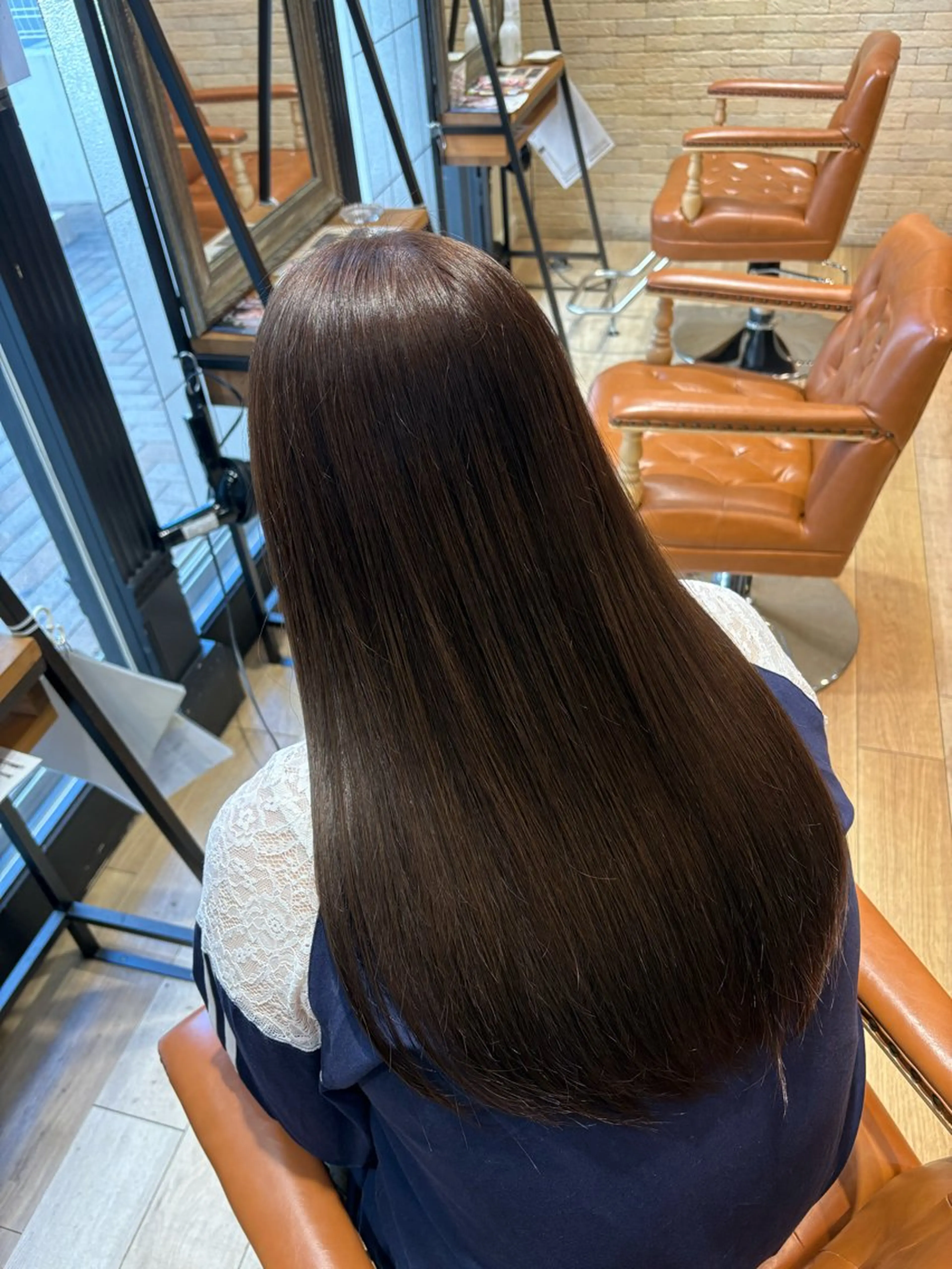 ロング カラー ヘアカラー トリートメント しおり🍬 KOKORO🤍のヘアスタイル