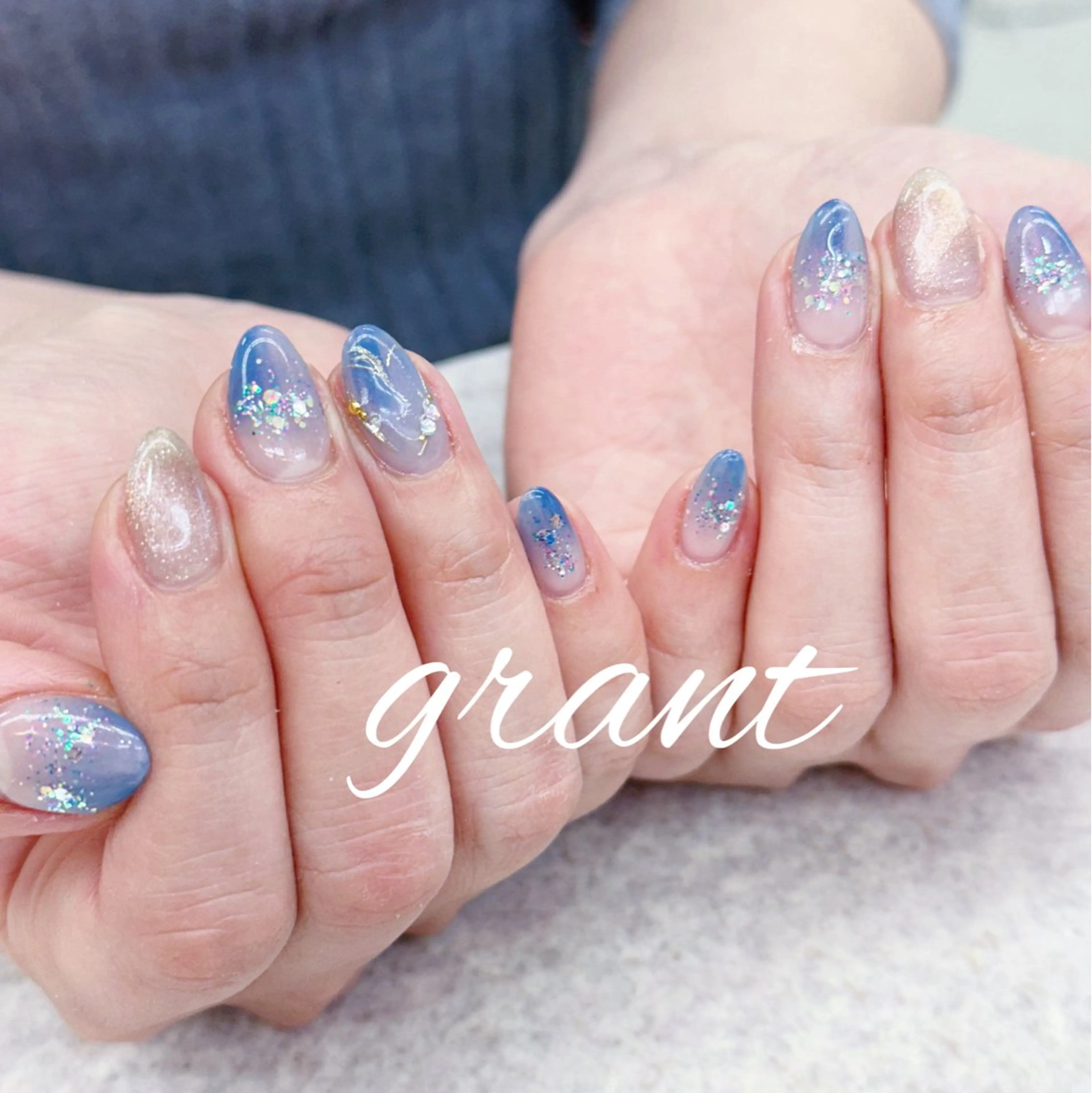 ネイル ニュアンスネイル ハンドネイル nailsalon grantのネイルデザイン