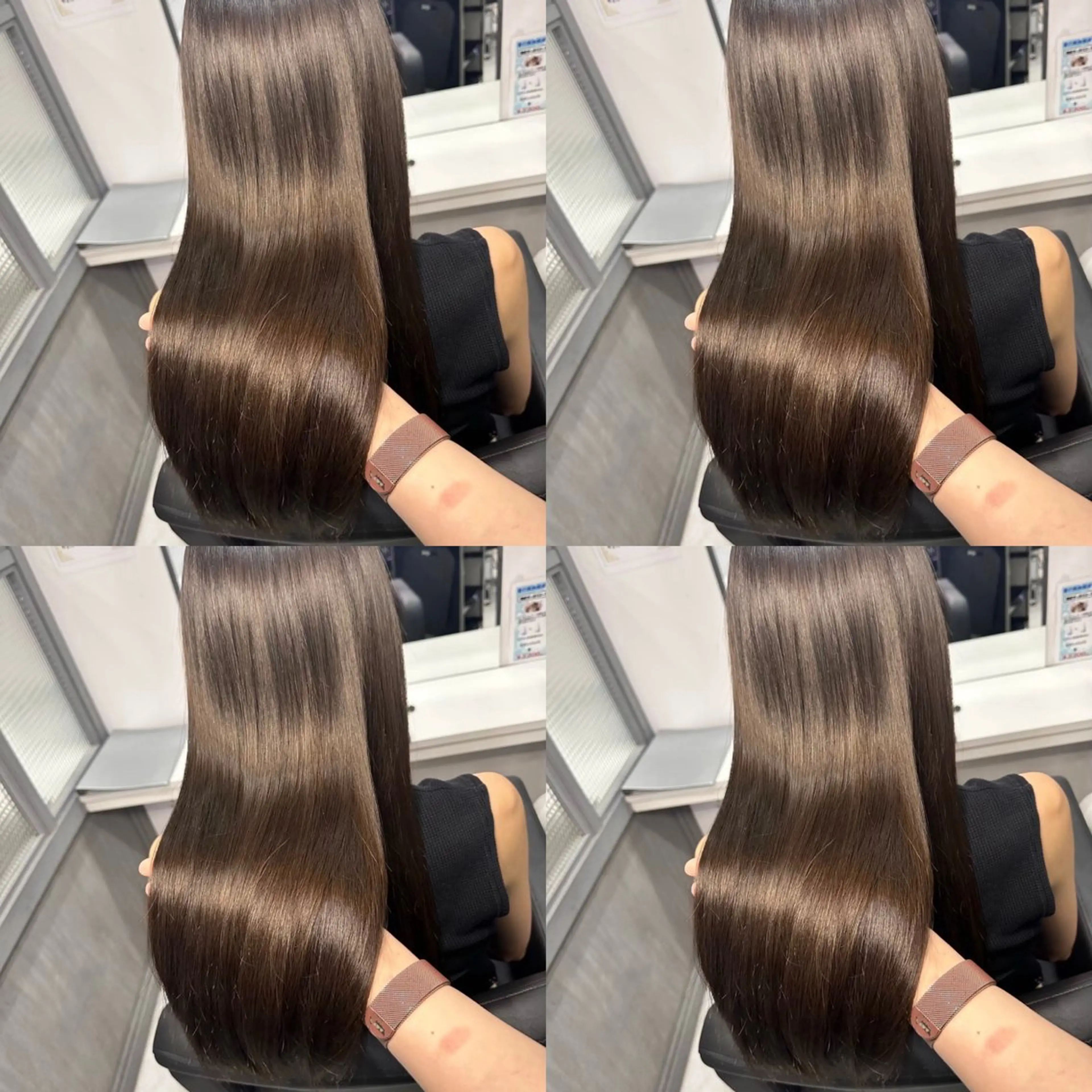 ロング カラー 髪質改善 艶髪矯正 エクステ かいり✂️のヘアスタイル