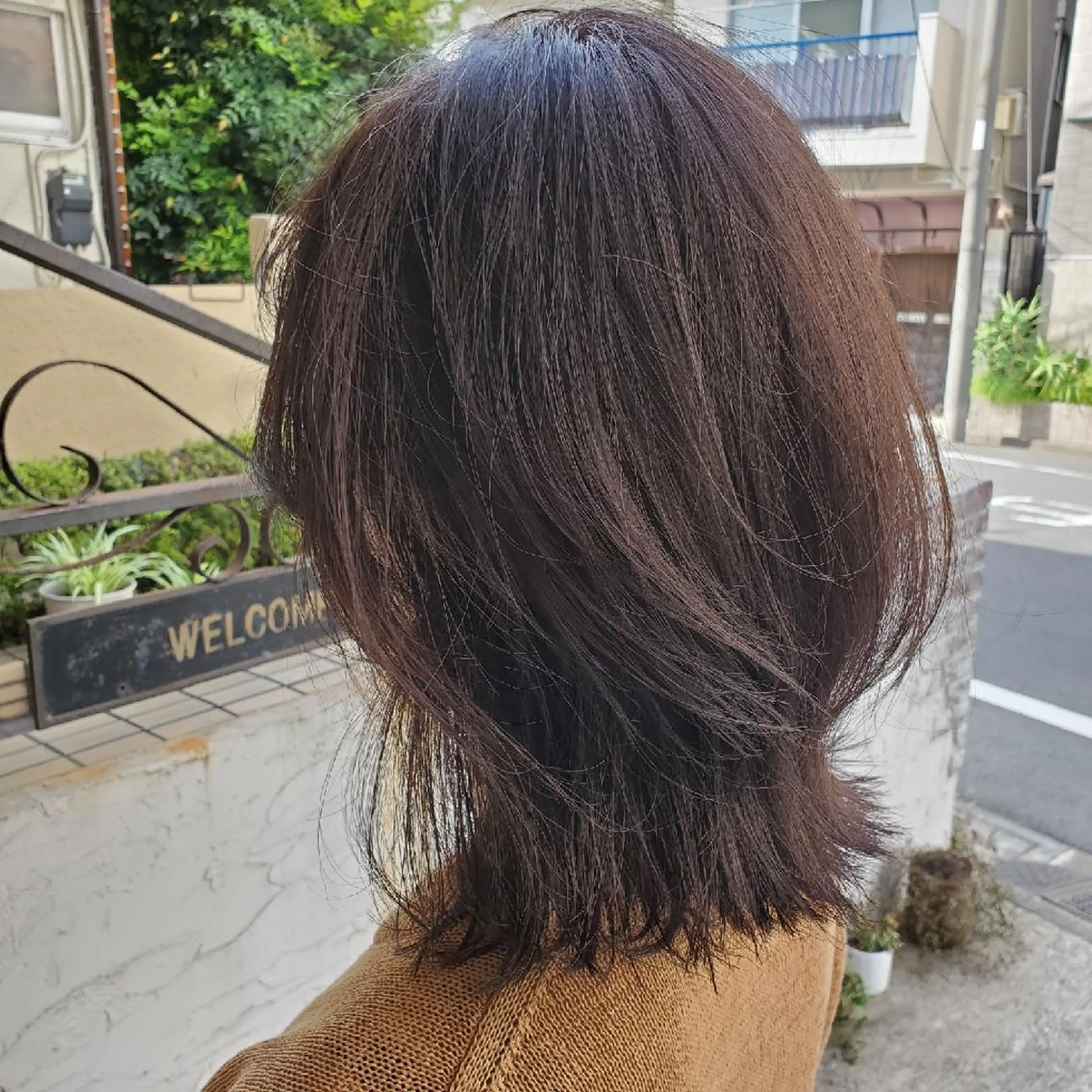 ミディアム カラー カット ヘアカラー トリートメント 韓国ヘア レイヤー くびれヘアMATSUのヘアスタイル