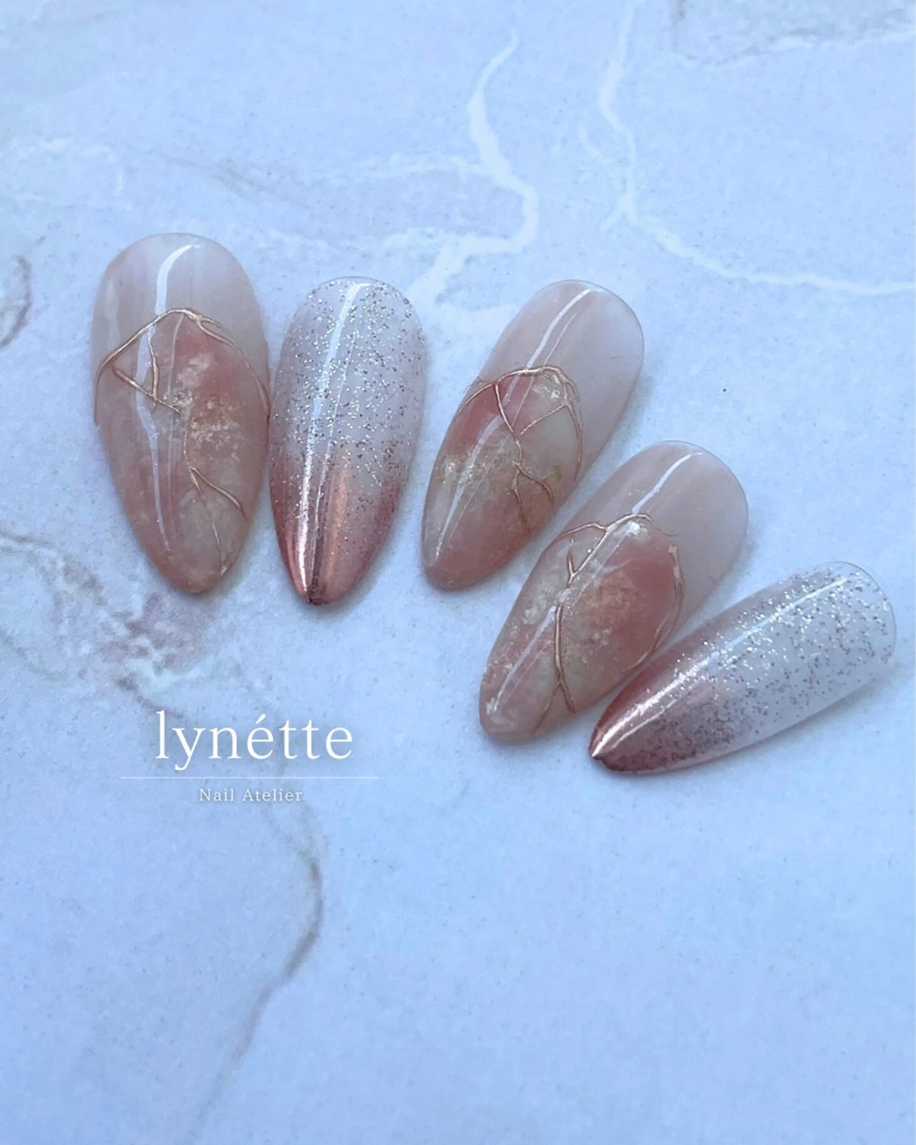 ネイル ニュアンスネイル lynétte 那覇ネイルサロンのネイルデザイン