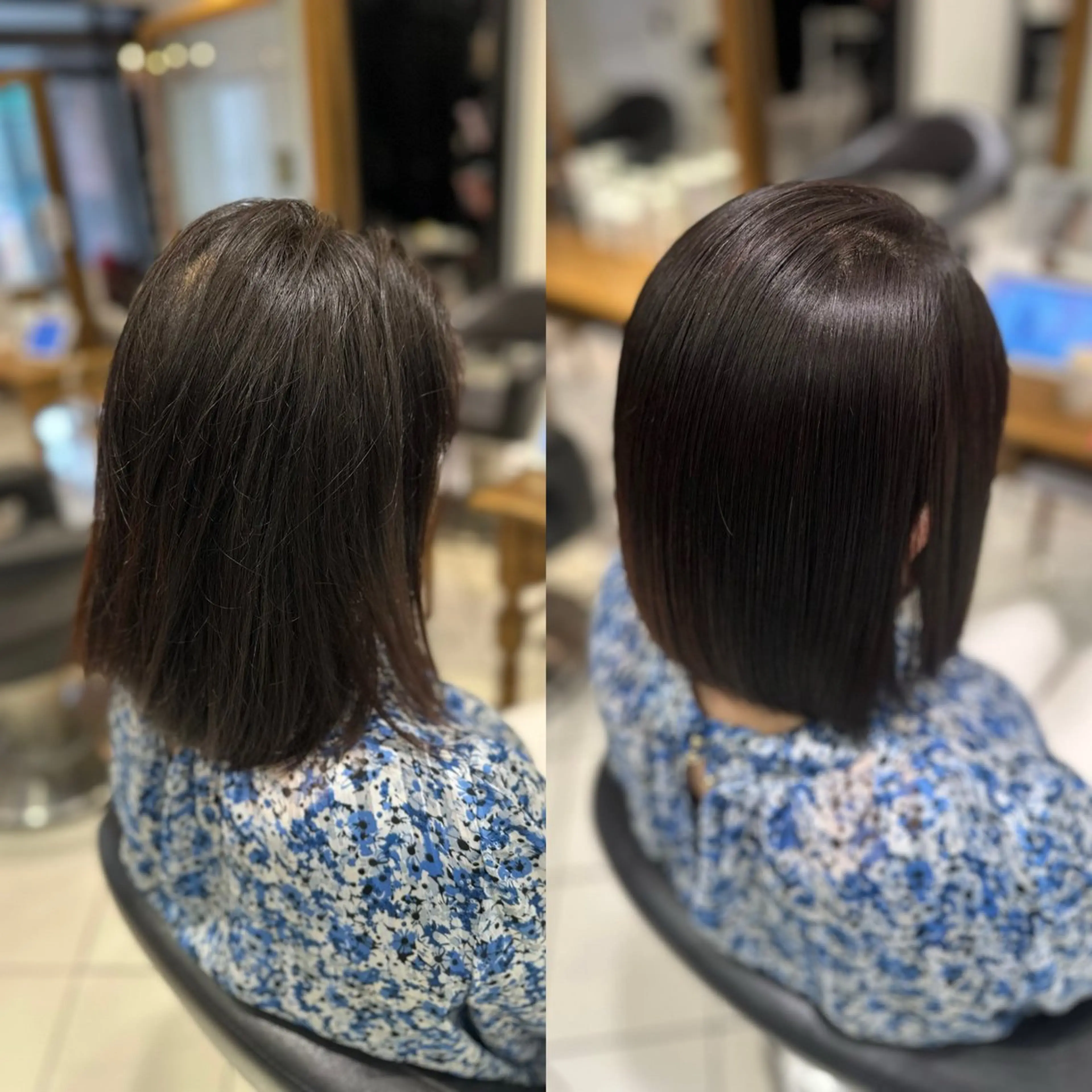 ショート ボブ 縮毛矯正 ✨美髪矯正の専門家✨ 髪質改善　松村のヘアスタイル