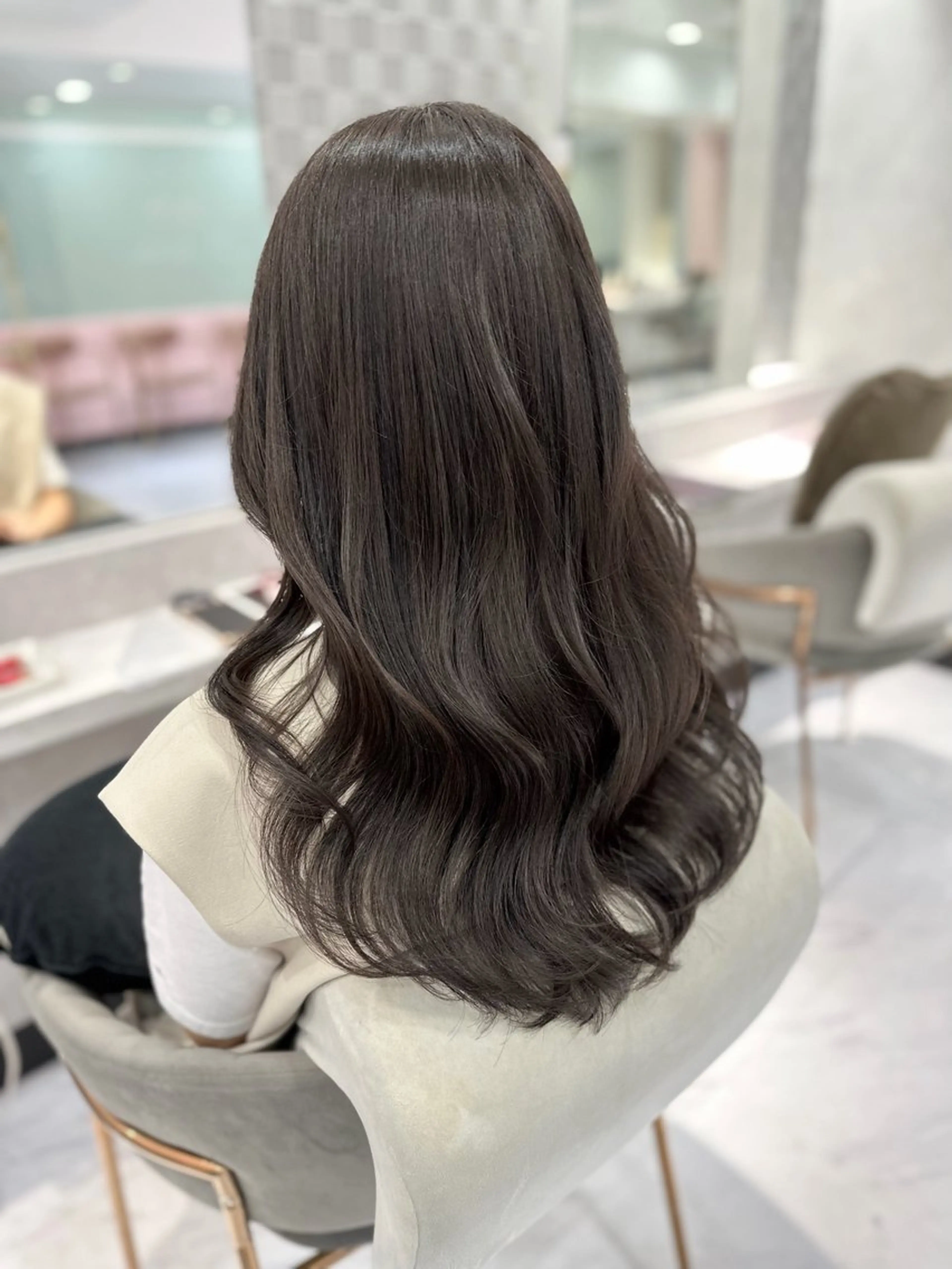 ロング ヘアカラー 立花 怜礼のヘアスタイル