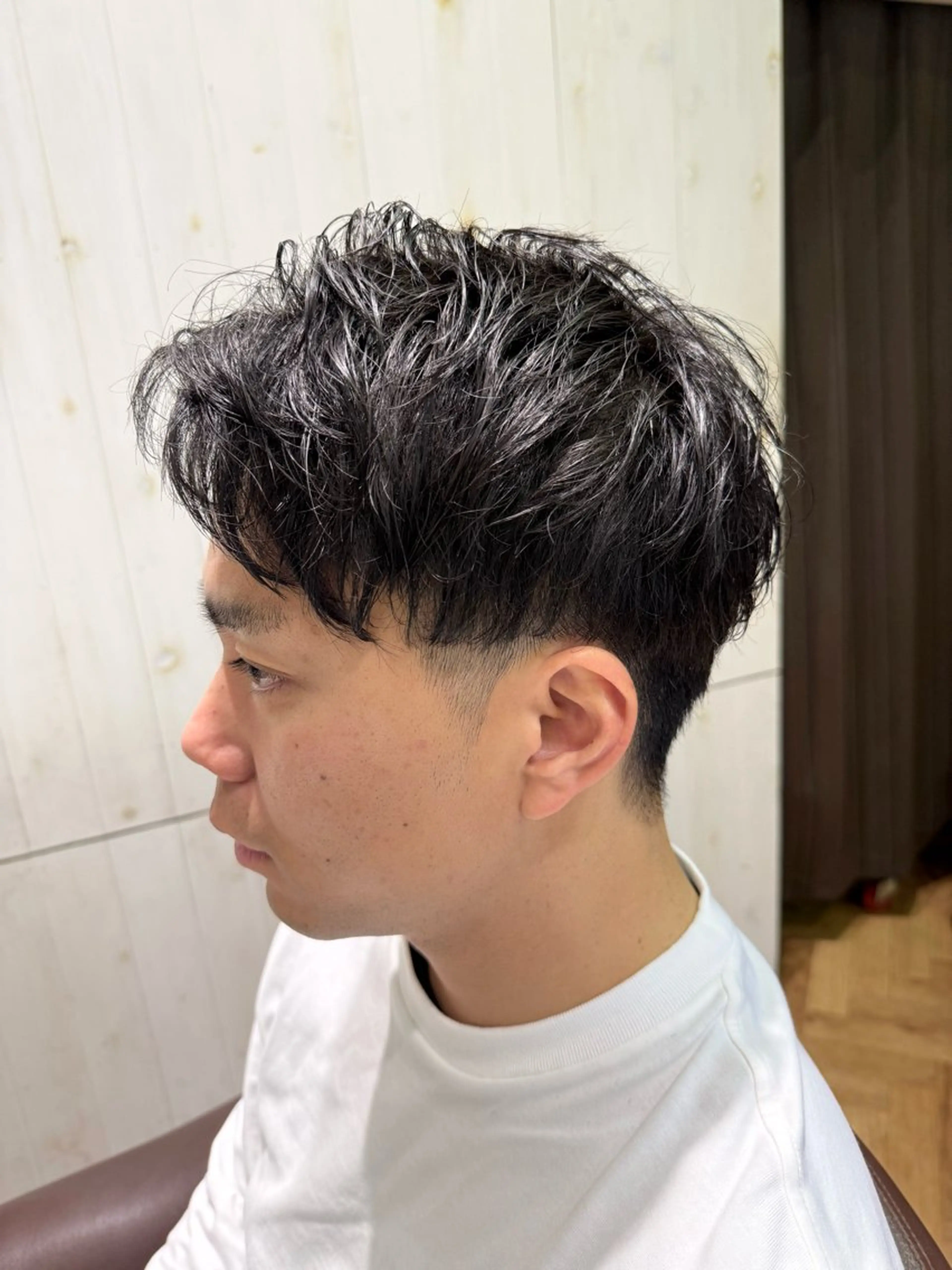 ショート メンズ メンズパーマ 溝口 槙里也のヘアスタイル