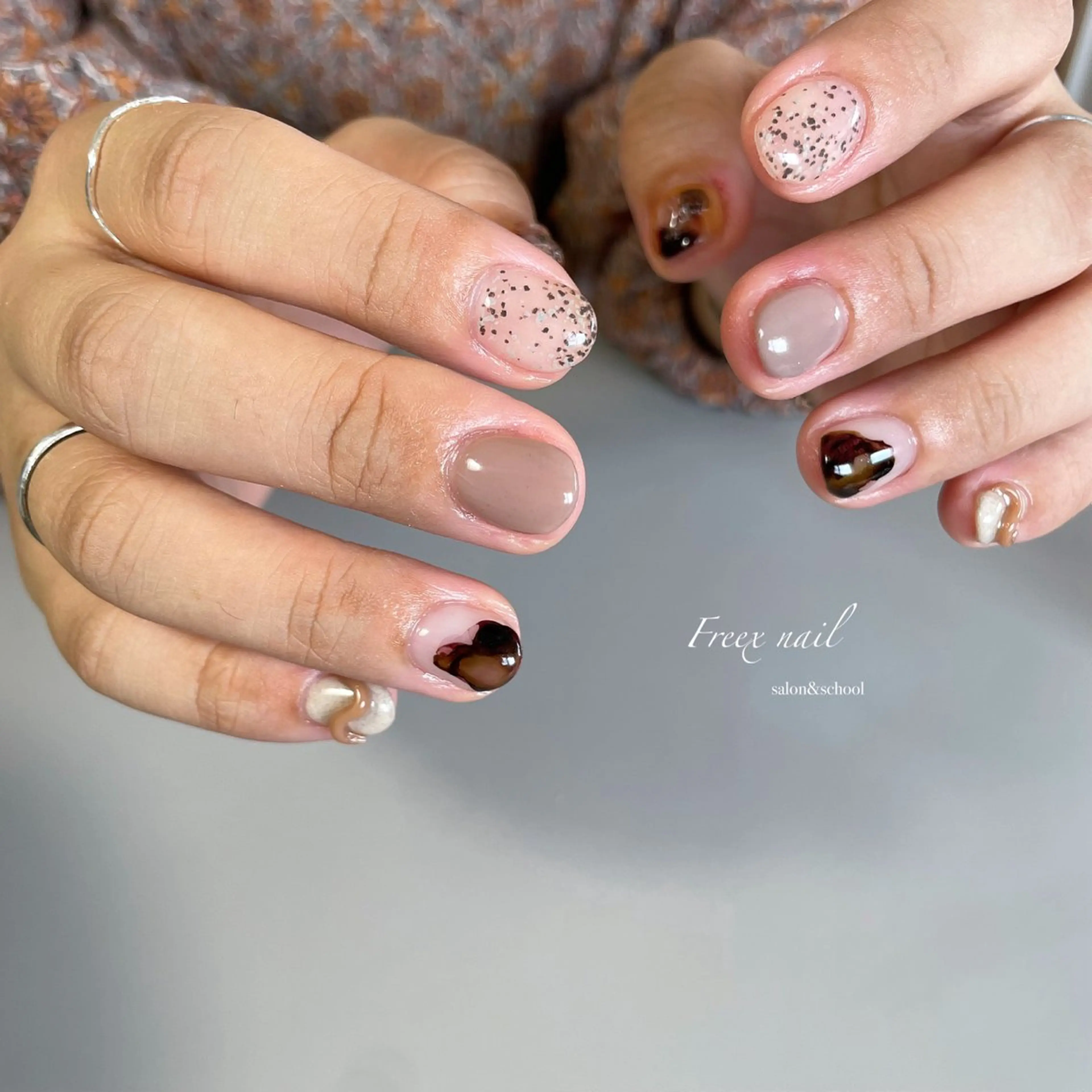 ネイル ニュアンスネイル ハンドネイル ハンドケア freex nail /ニュアンス/個性派のネイルデザイン