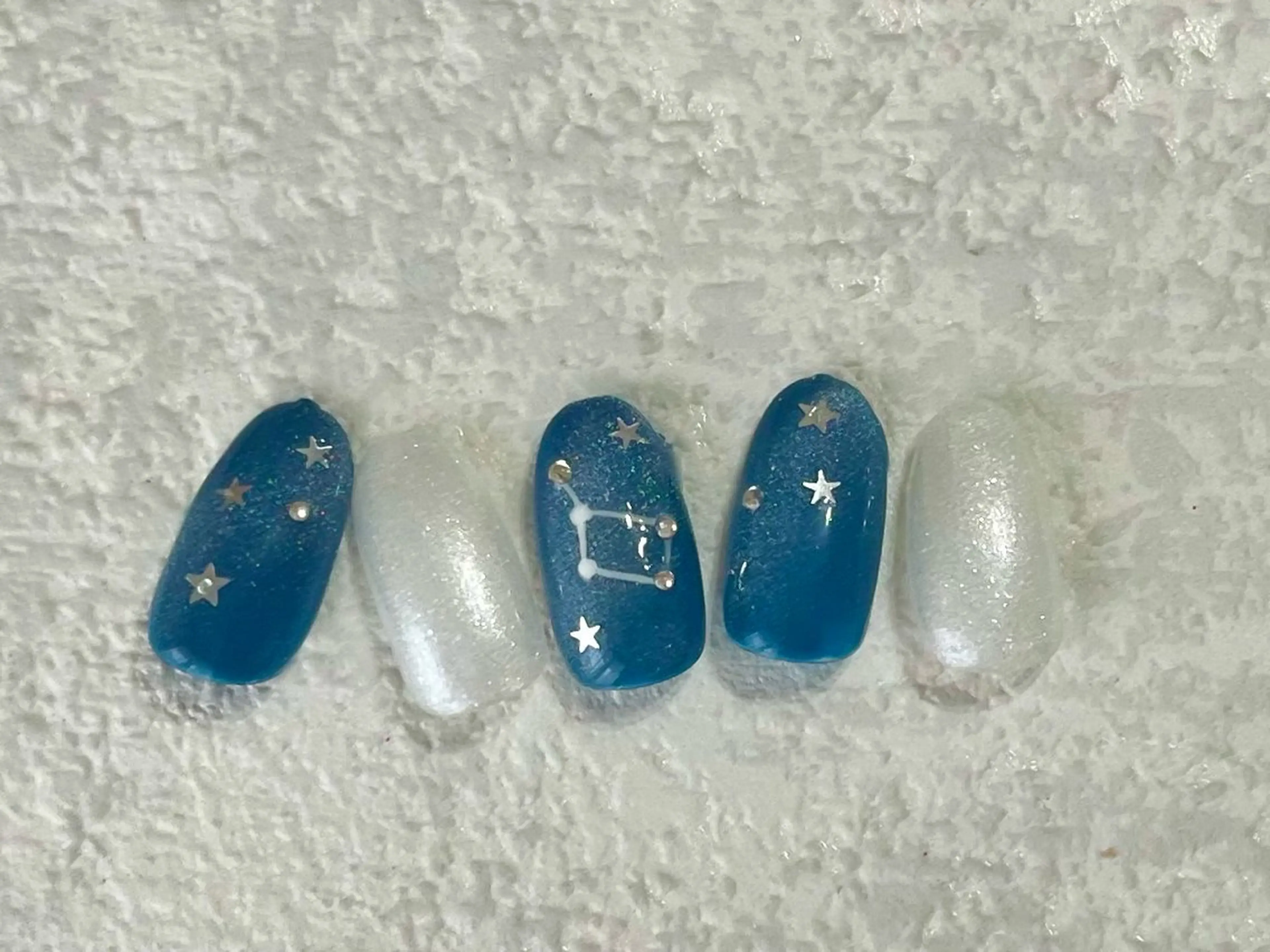 ネイル ジェルネイル キラキラネイル メンズネイル パラジェル 夏ネイル kiki nail たまプラーザのネイルデザイン