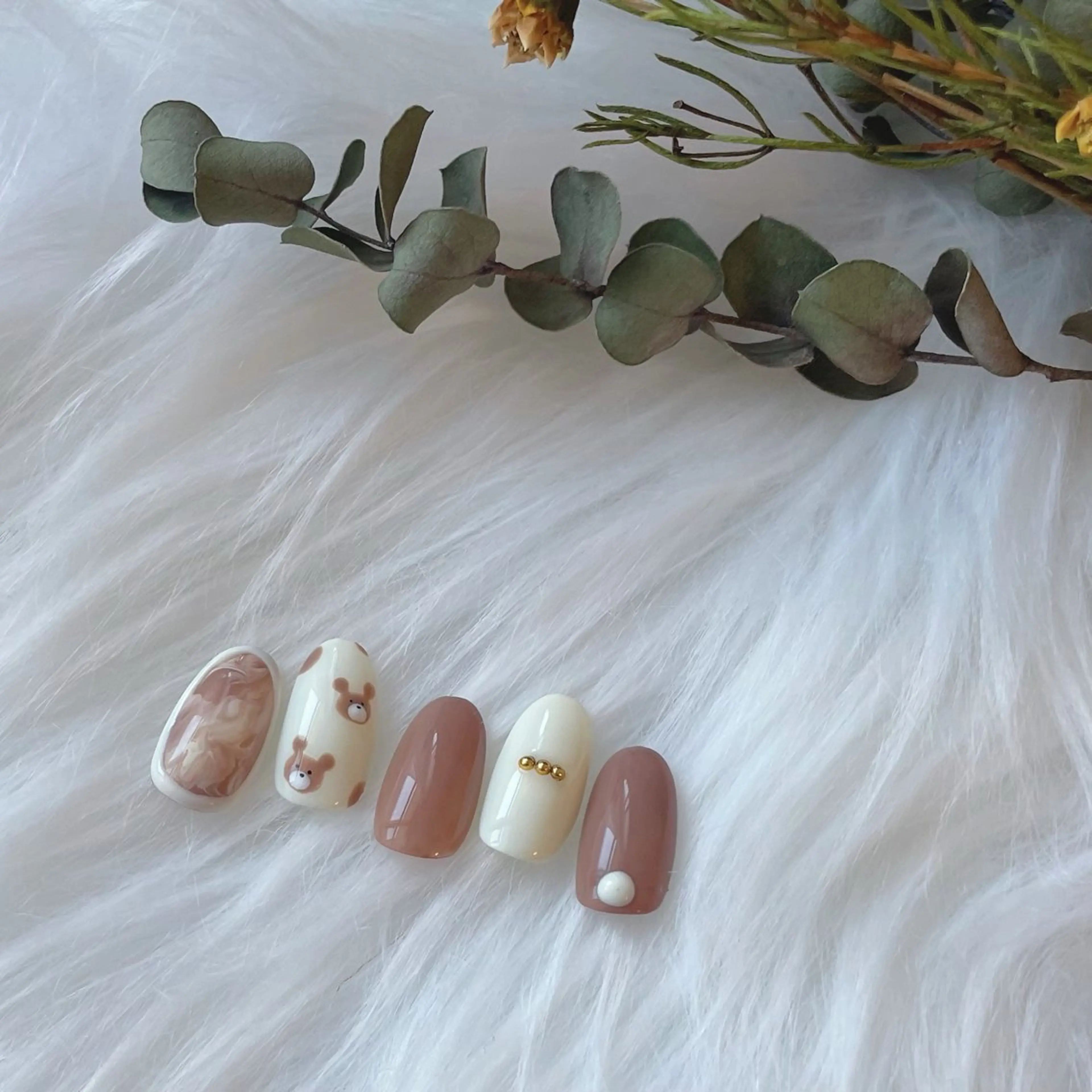 ネイル ブルー フレンチネイル キラキラネイル マグネットネイル ニュアンスネイル ハンドネイル timtam --sakiのネイルデザイン