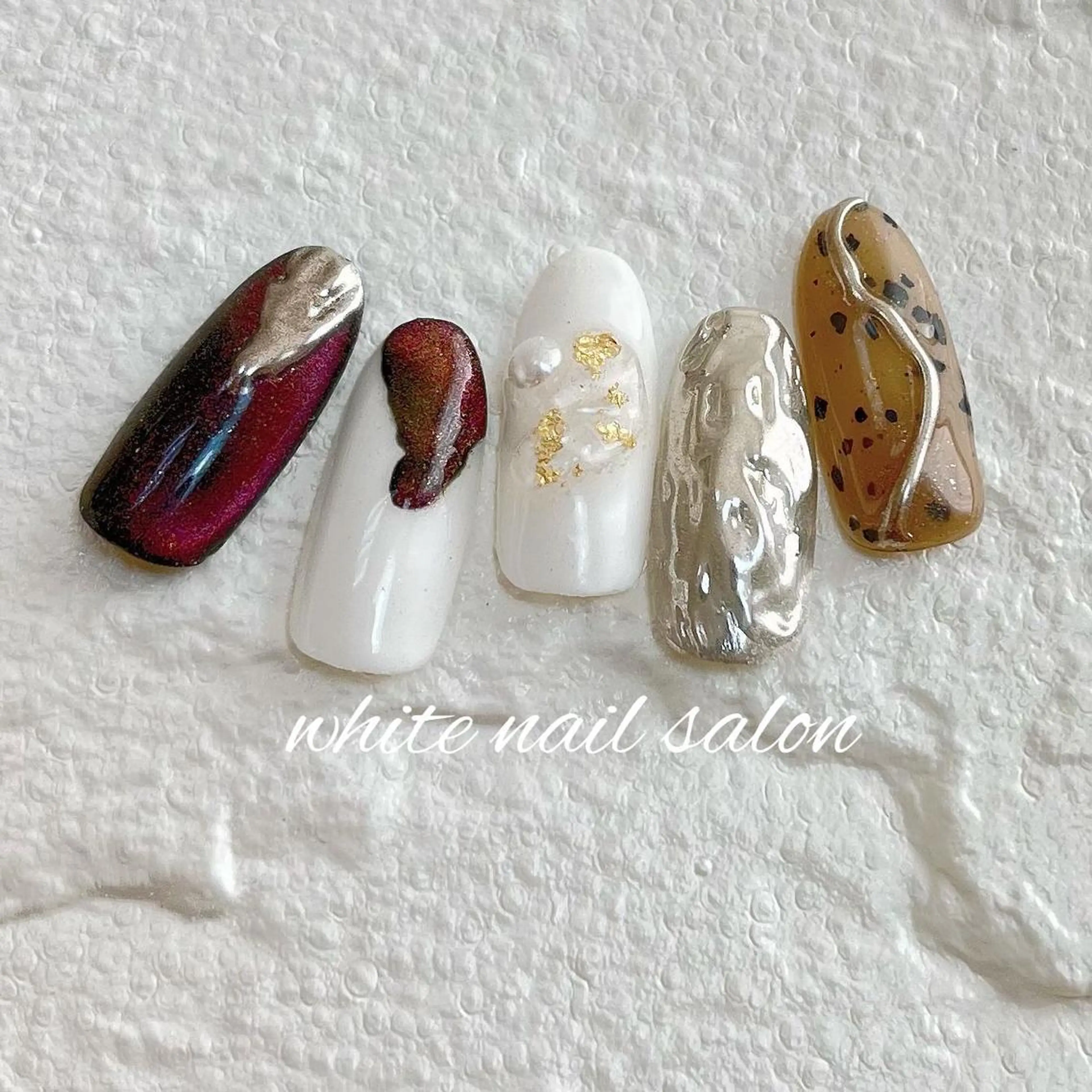 ネイル フットネイル ジェルネイル ハードジェル ラメ(グリッター) 持ち込み ハンドネイル white nail salonのネイルデザイン