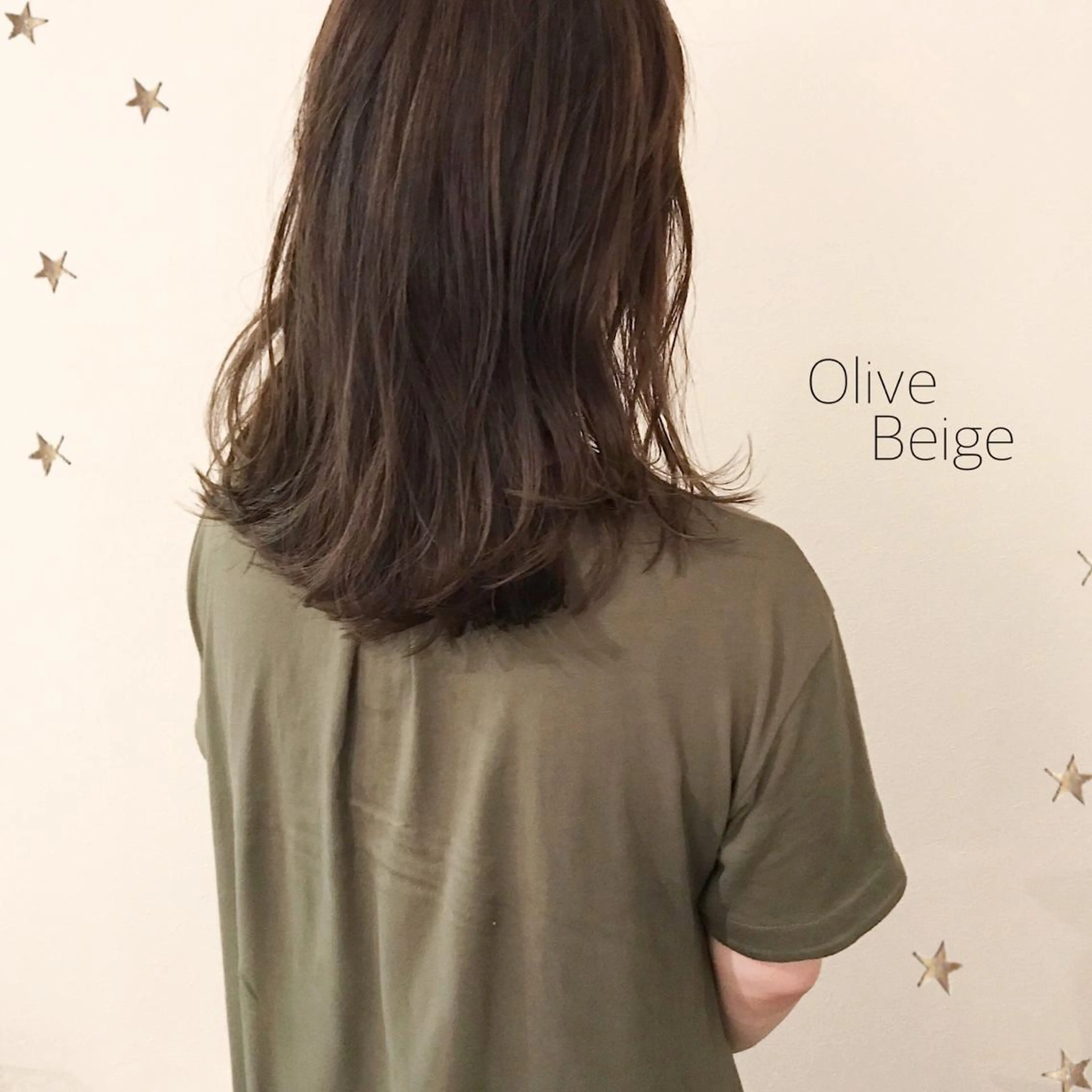 セミロング カラー 市川 千夏のヘアスタイル