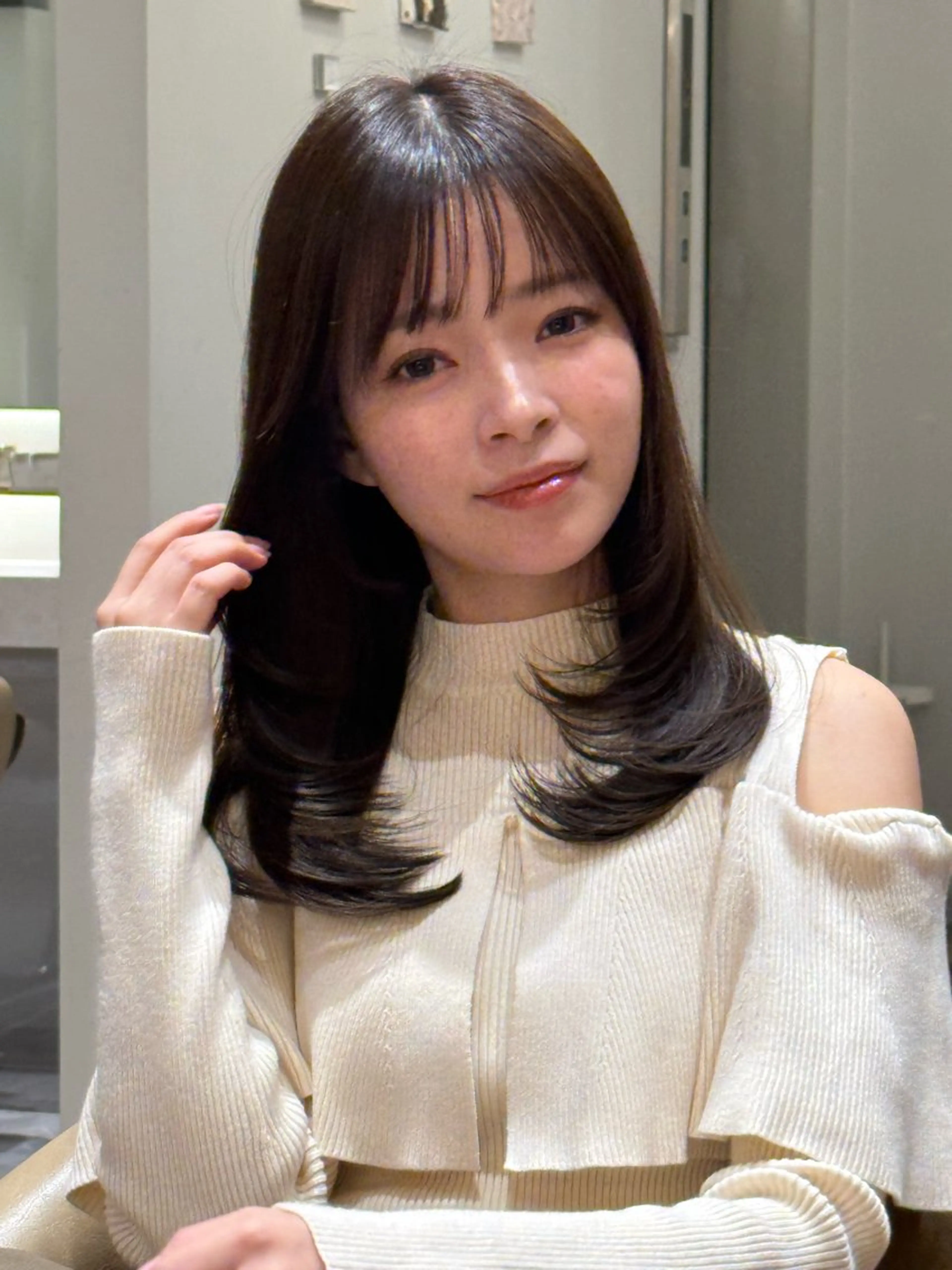 ロング ロングレイヤーカット 後藤のヘアスタイル