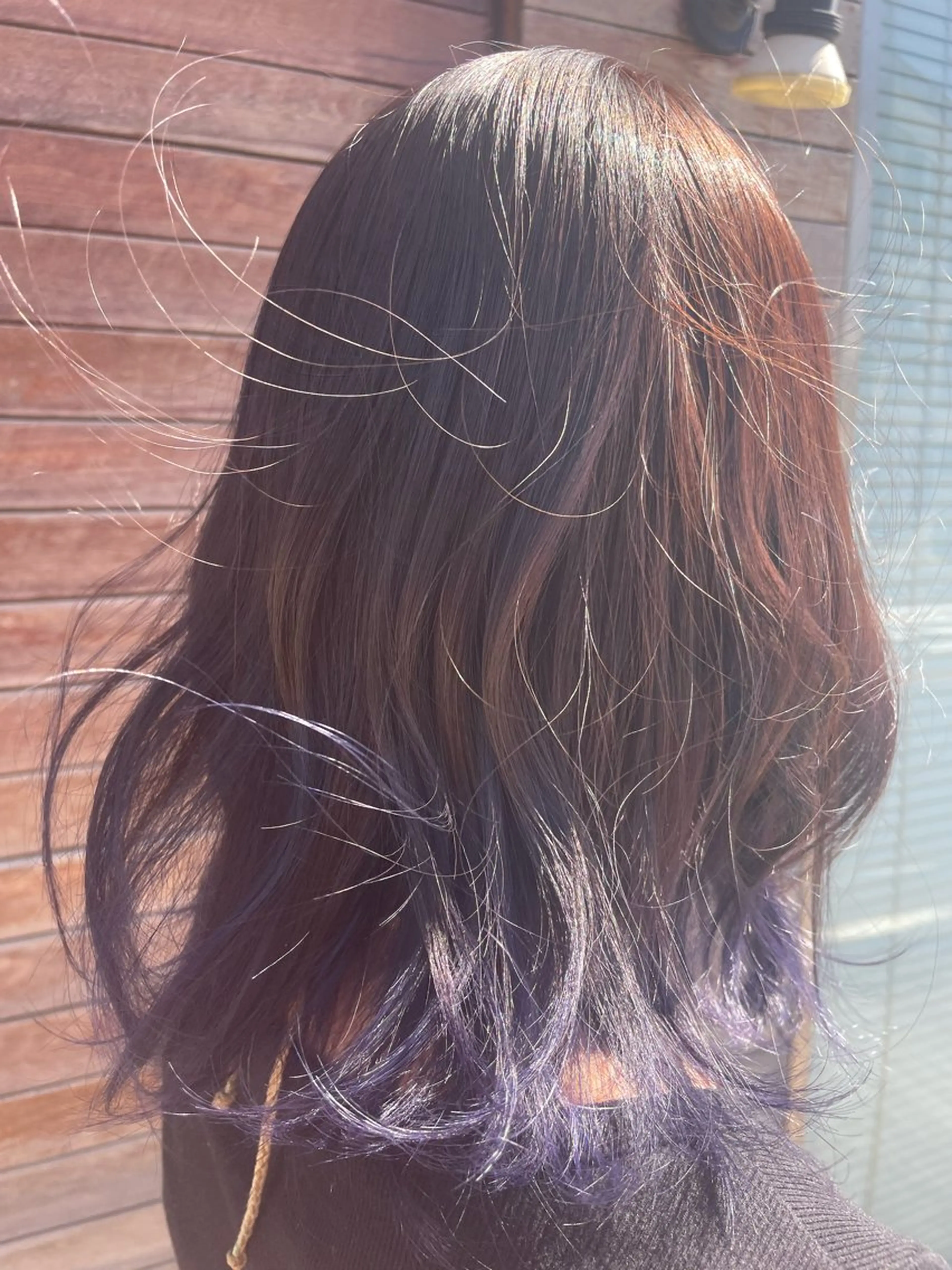 ミディアム お団子ヘア カット ヘアカラー 🩵YUKO🩵 from...✂️のヘアスタイル