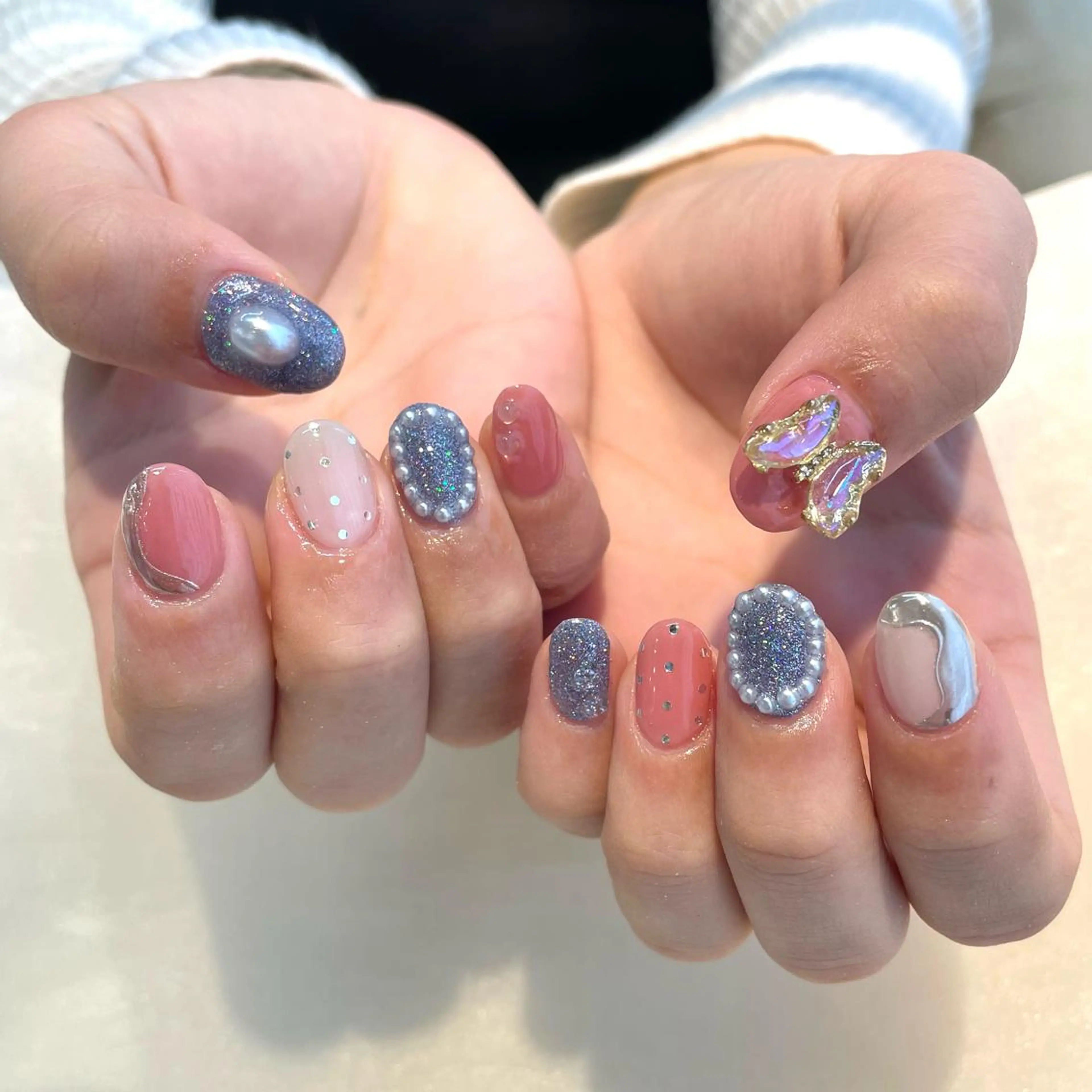 ネイル ハンドネイル 新井 ひなののネイルデザイン