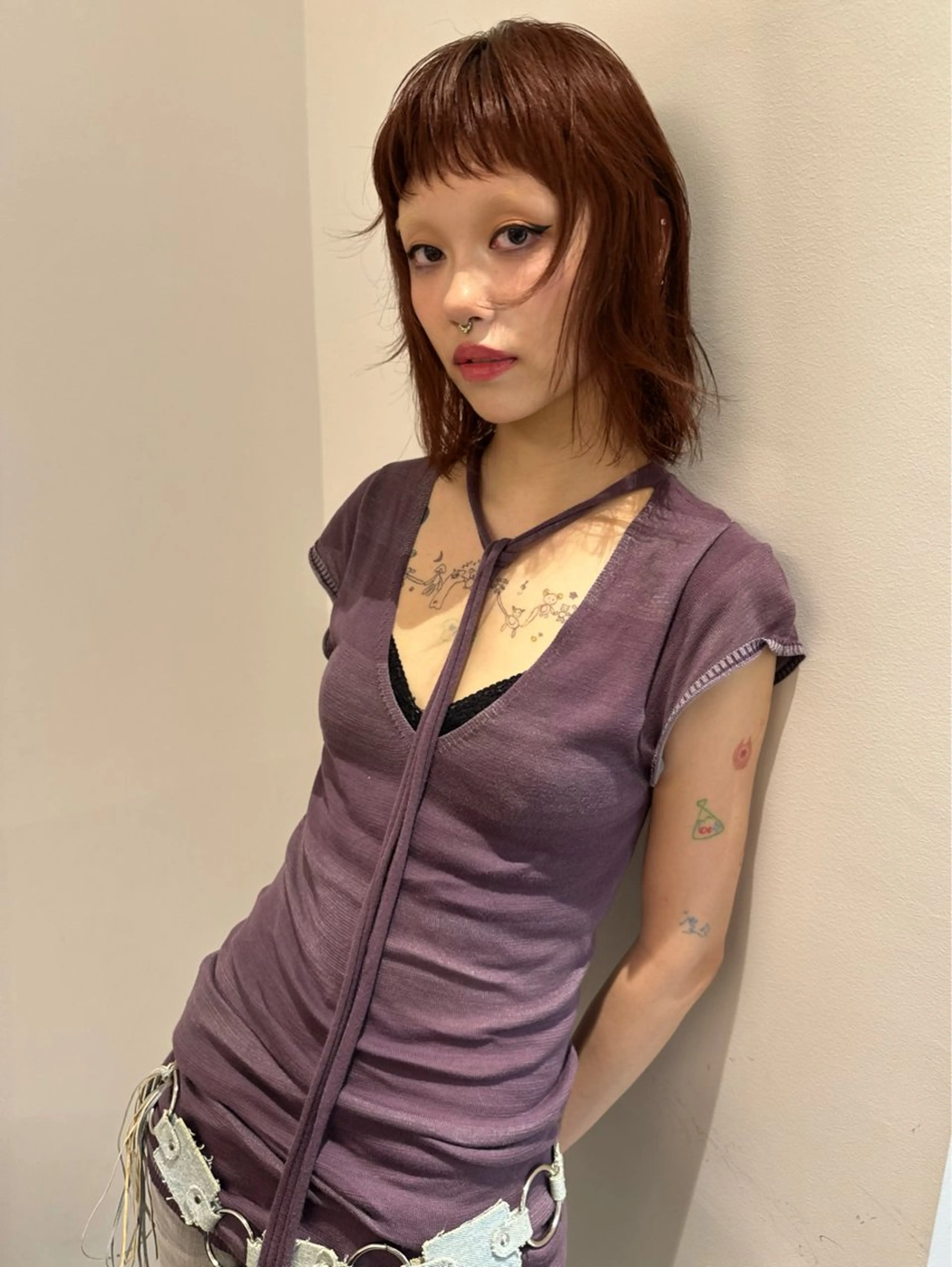 ショート カラー カット ヘアカラー トリートメント misa___boo MISAのヘアスタイル