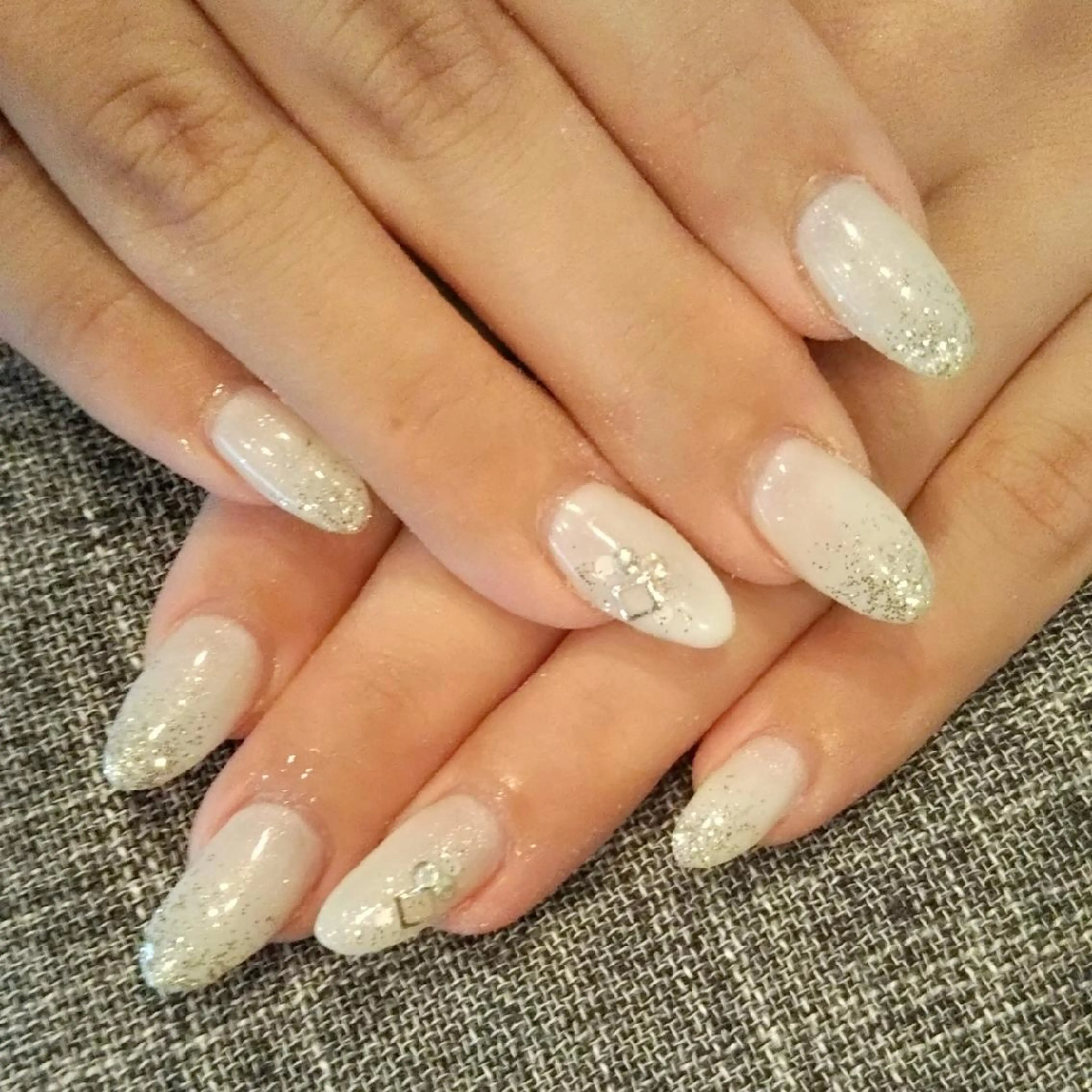 ネイル グラデーション ラメ(グリッター) ラメグラデーション private salon mieのネイルデザイン