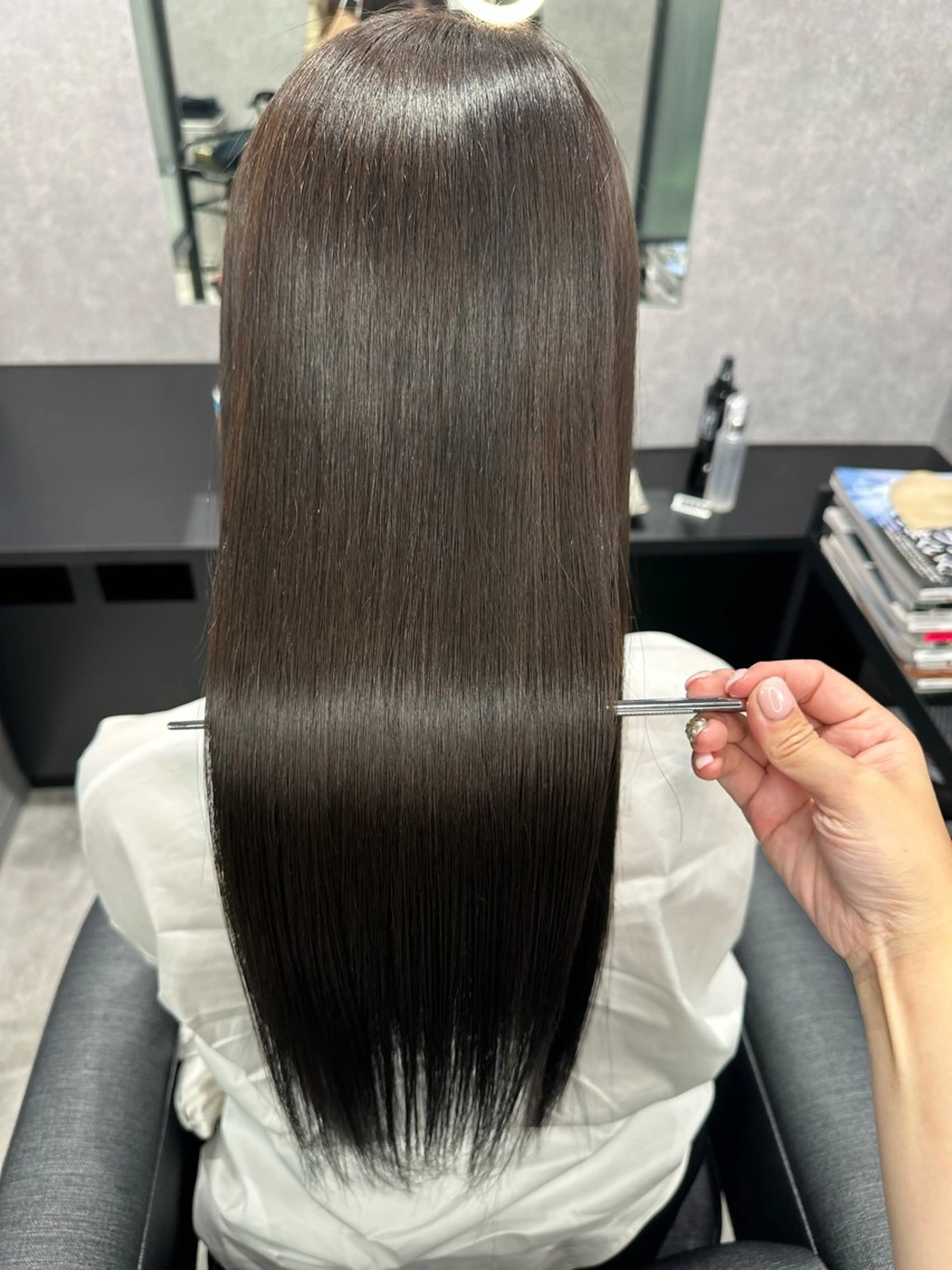 ロング トリートメント カット トリートメント 岩崎 恵実のヘアスタイル