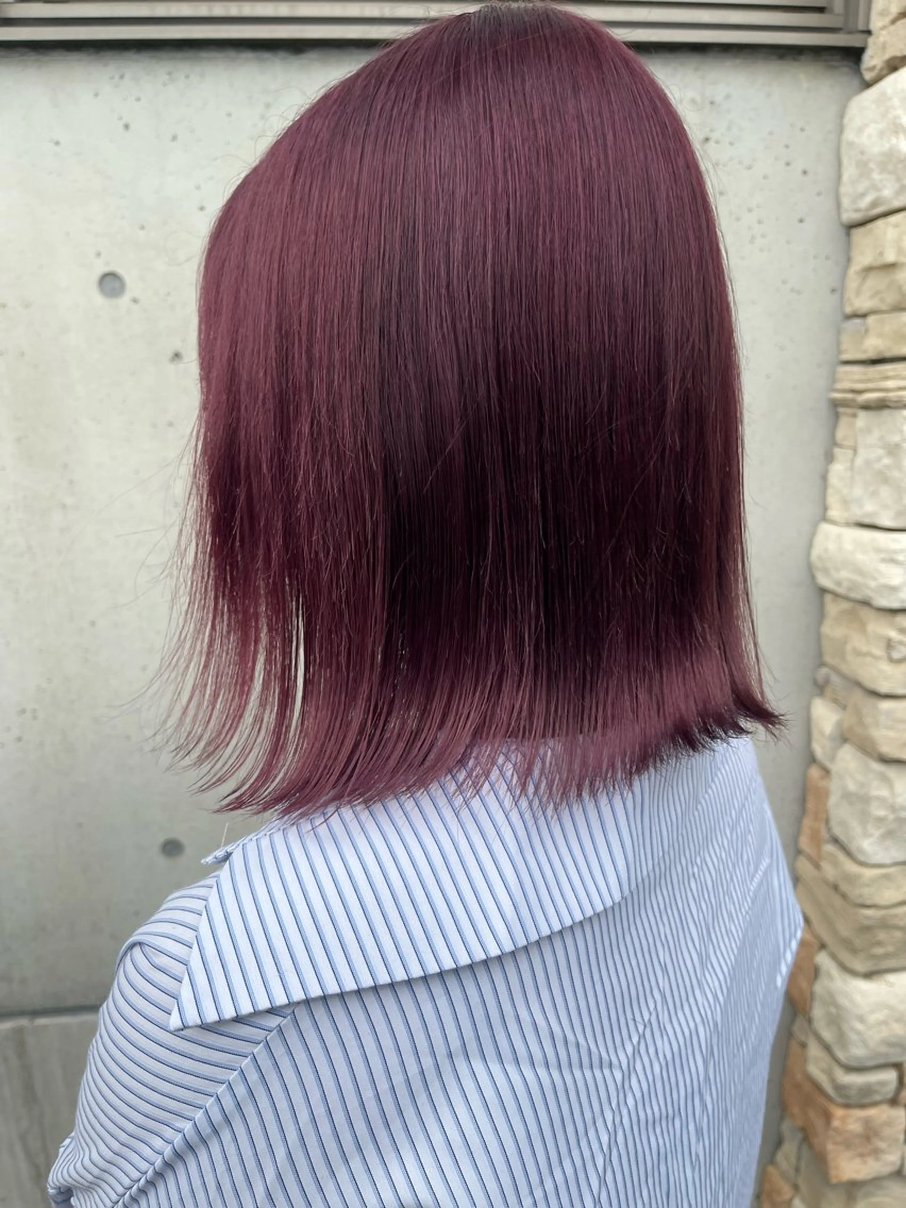 ミディアム 藤元 美咲のヘアスタイル