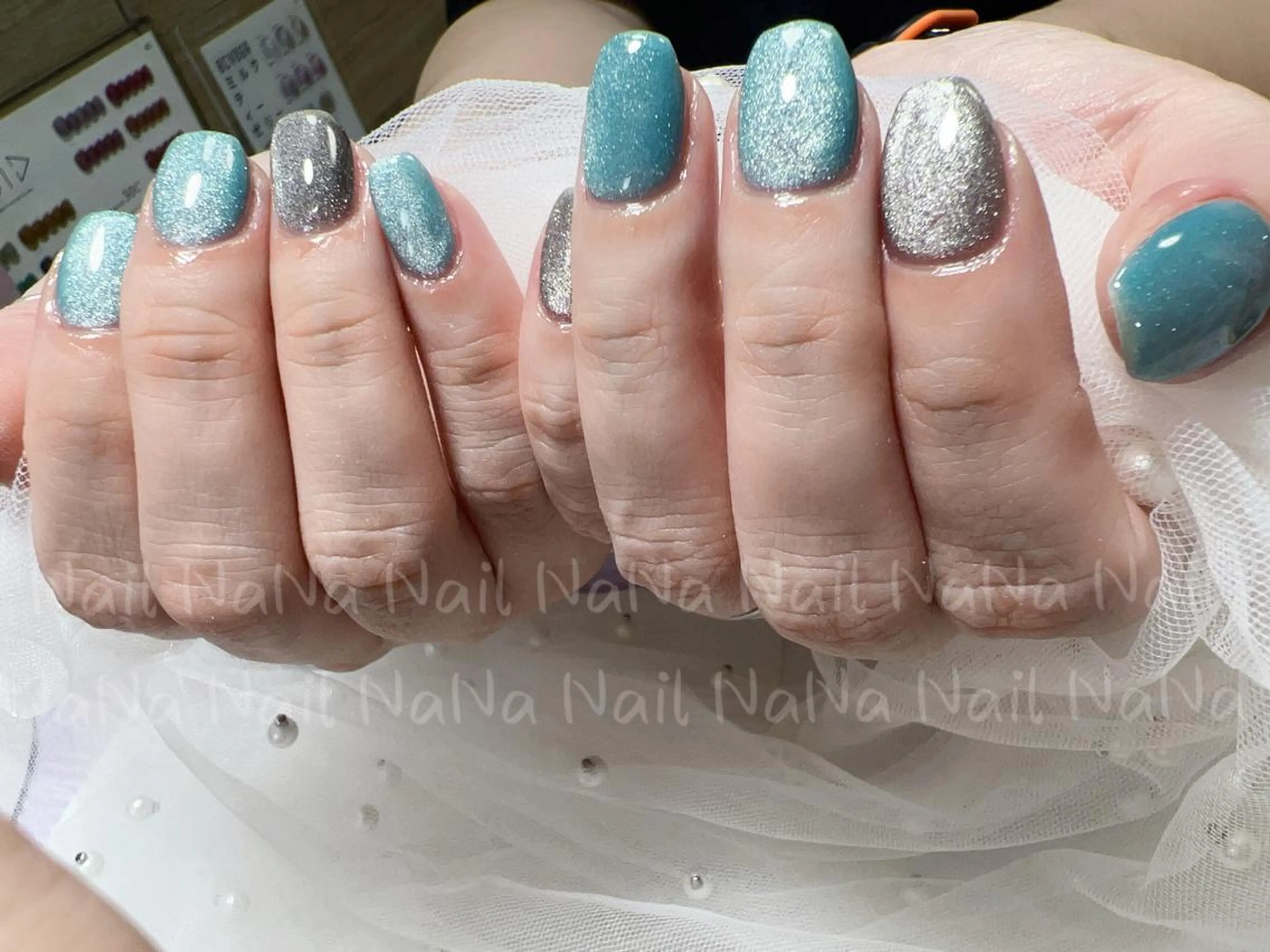 ショート カラー ネイル ハンドネイル Nail NaNaのネイルデザイン