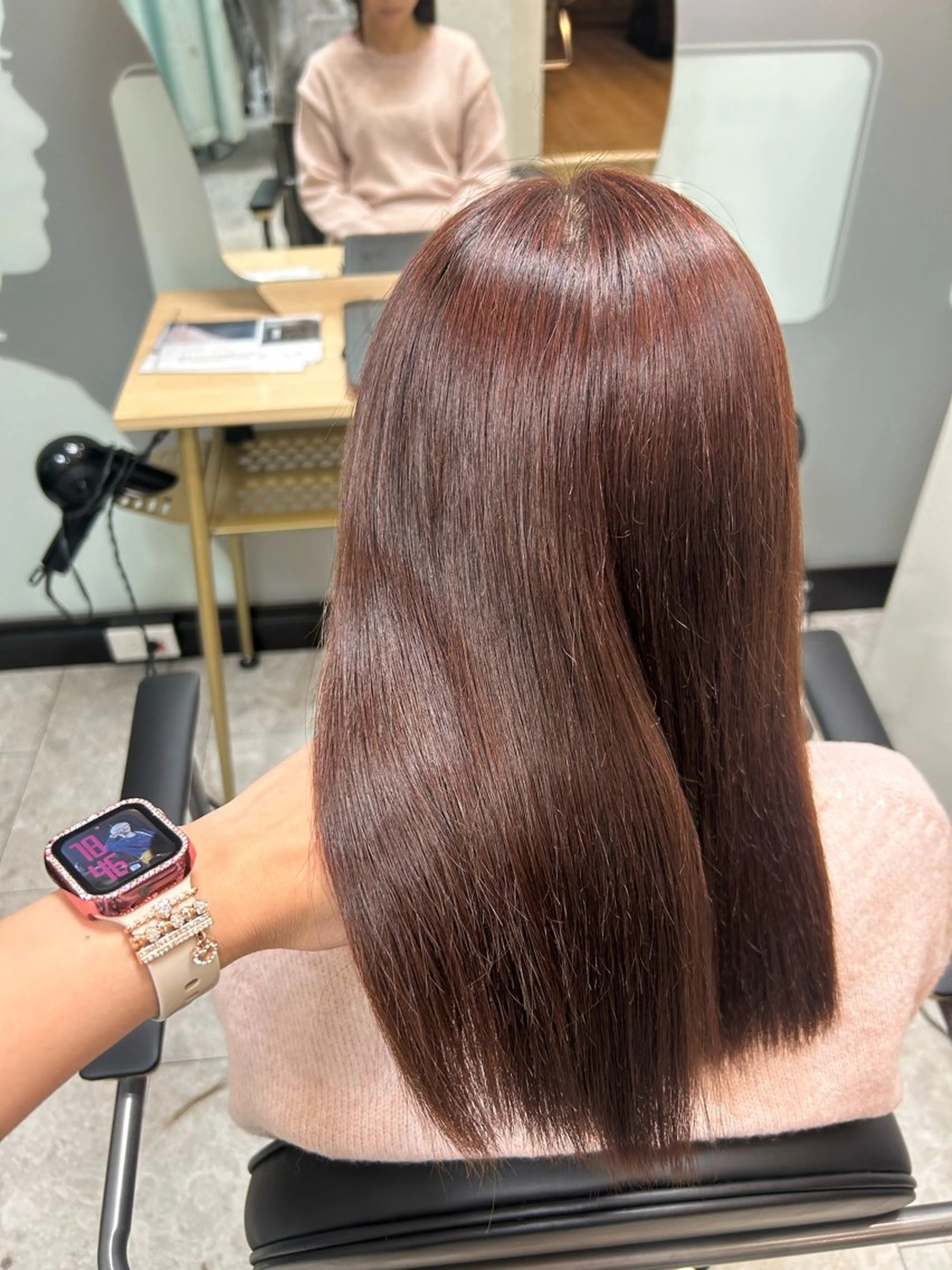 ヘアカラー 縮毛矯正 トリートメント TELAHAIR🎀 ミノリのヘアスタイル
