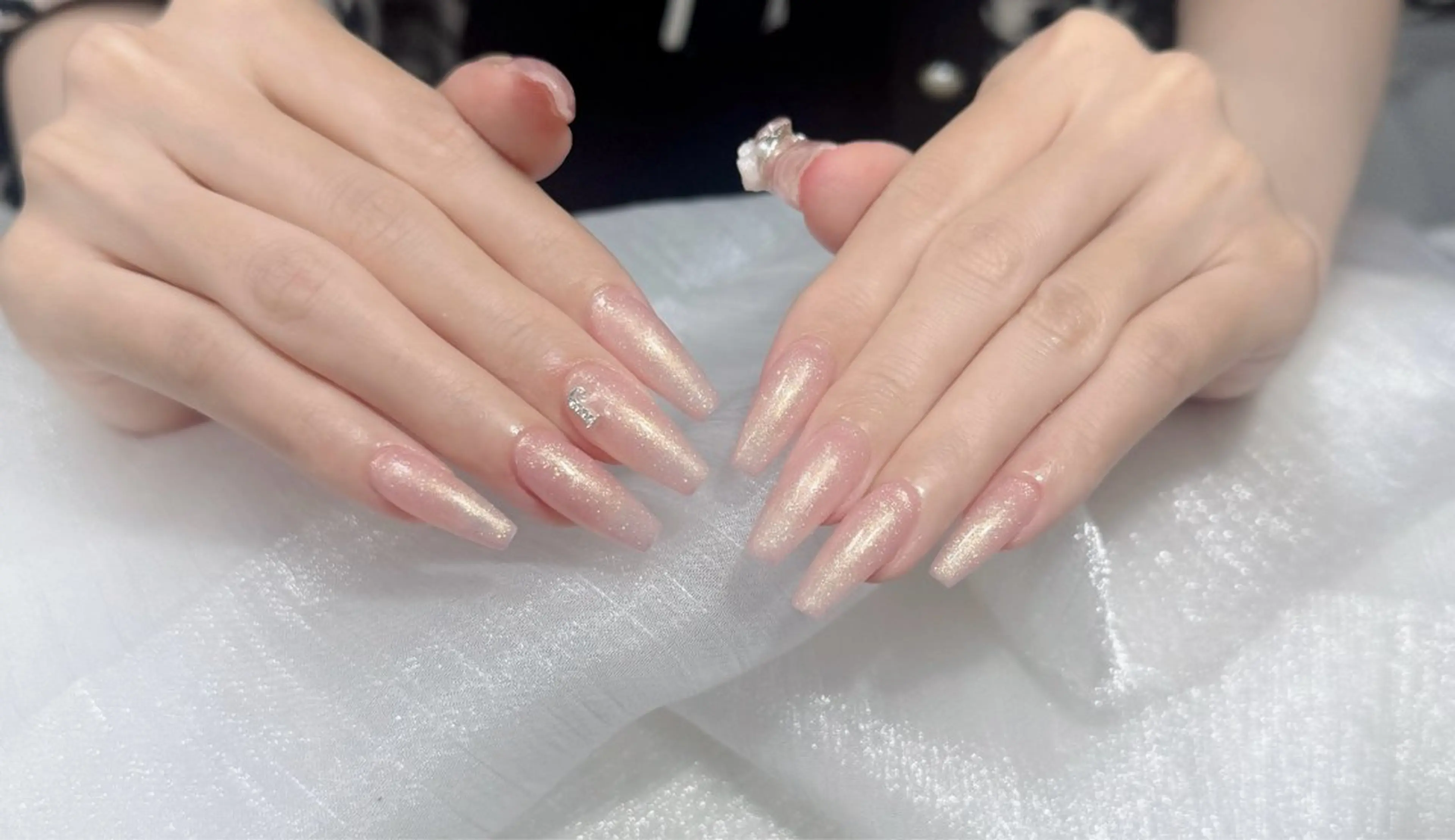 ネイル アートネイル フレンチネイル ジェルネイル 韓国ネイル マグネットネイル ハンドネイル Lenie Nail Salonのネイルデザイン