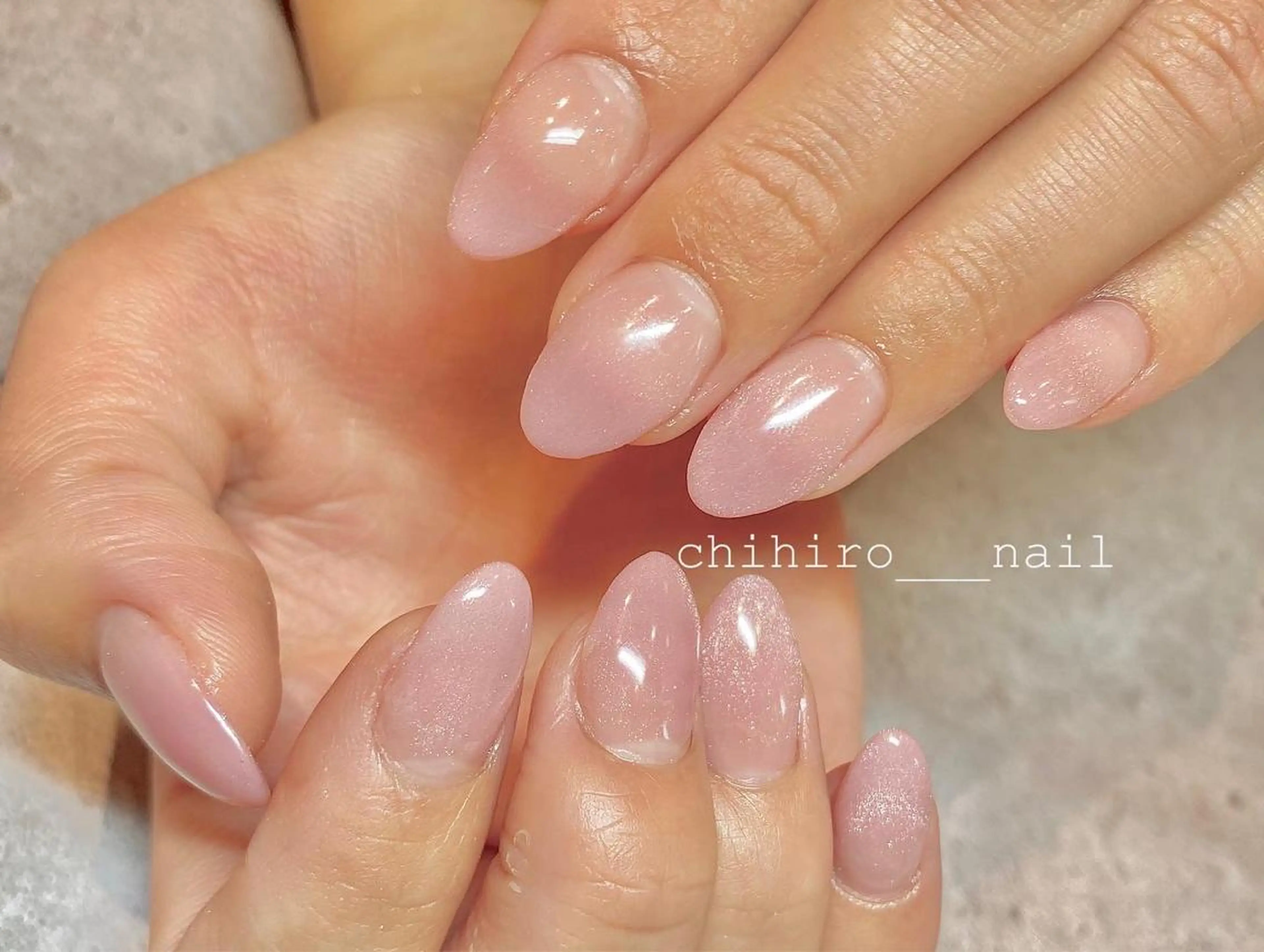 ミディアム カラー ネイル アートネイル フレンチネイル ジェルネイル 氷ネイル・うるうるネイル マグネットネイル ハンドネイル chihiro 小路ネイルのネイルデザイン