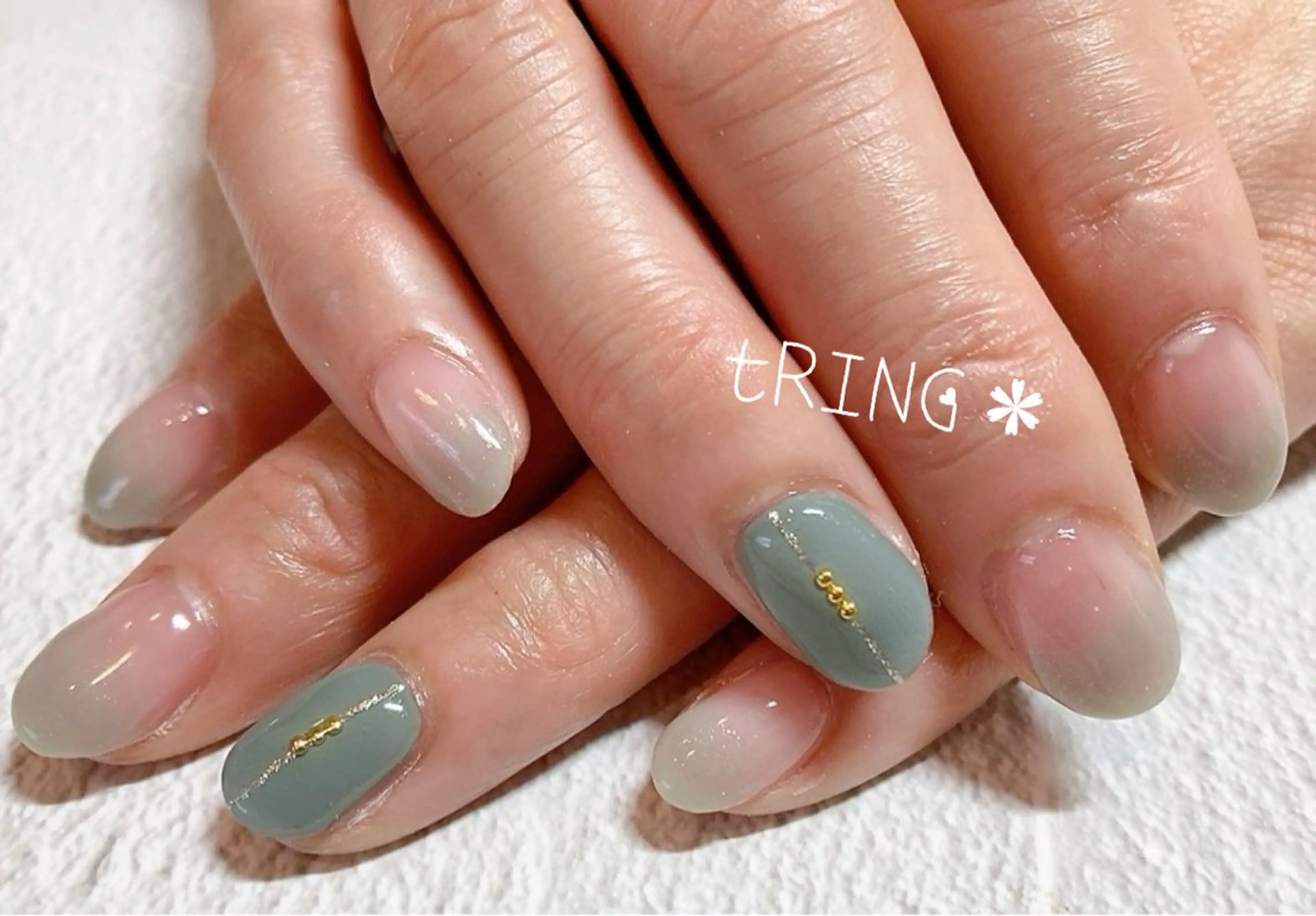 ネイル ハンドネイル tRING* しいの木台のネイルデザイン