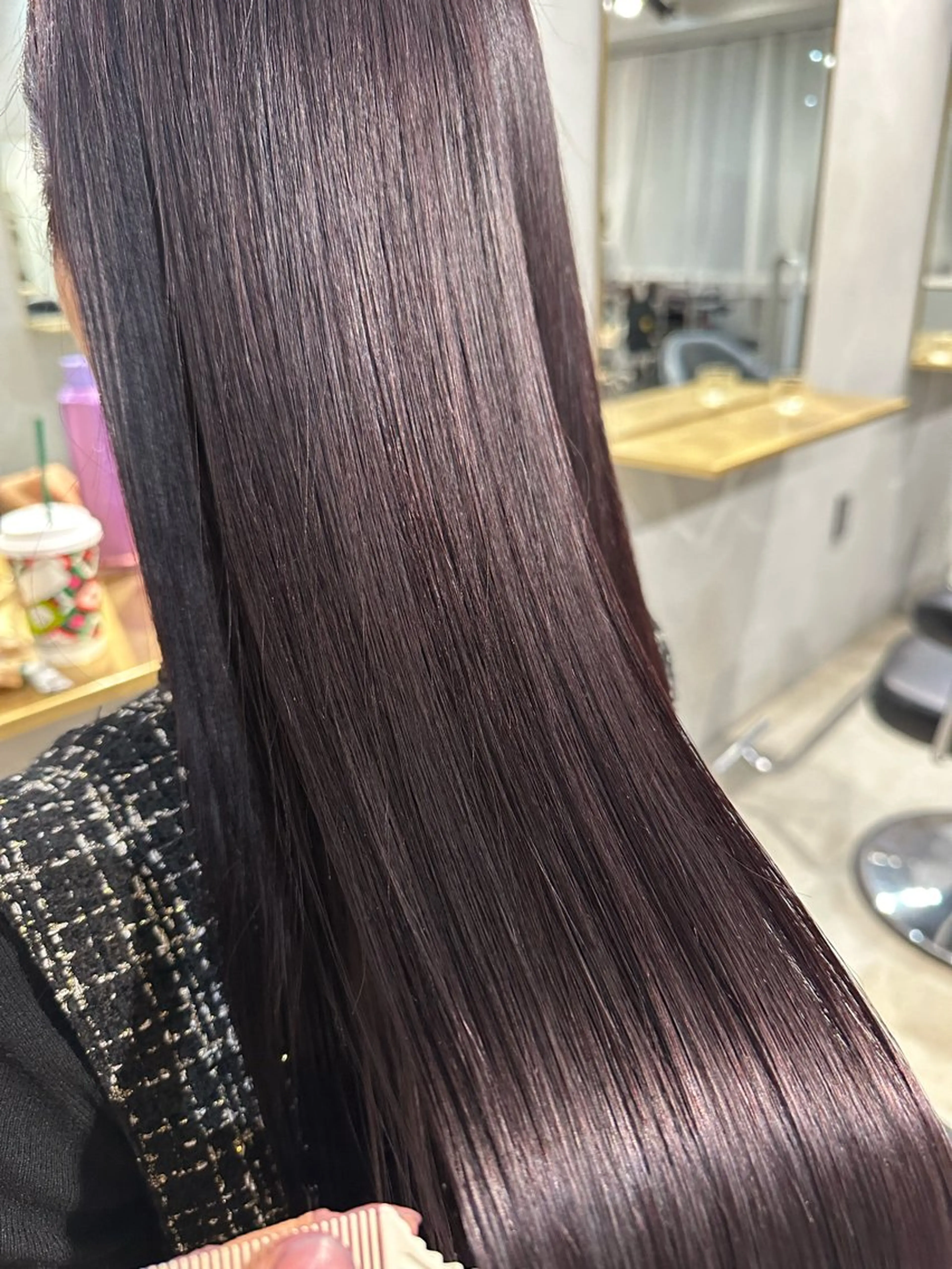 【🫧minimo限定🫧】 髪質改善ストレート➕内部補修トリートメントの写真