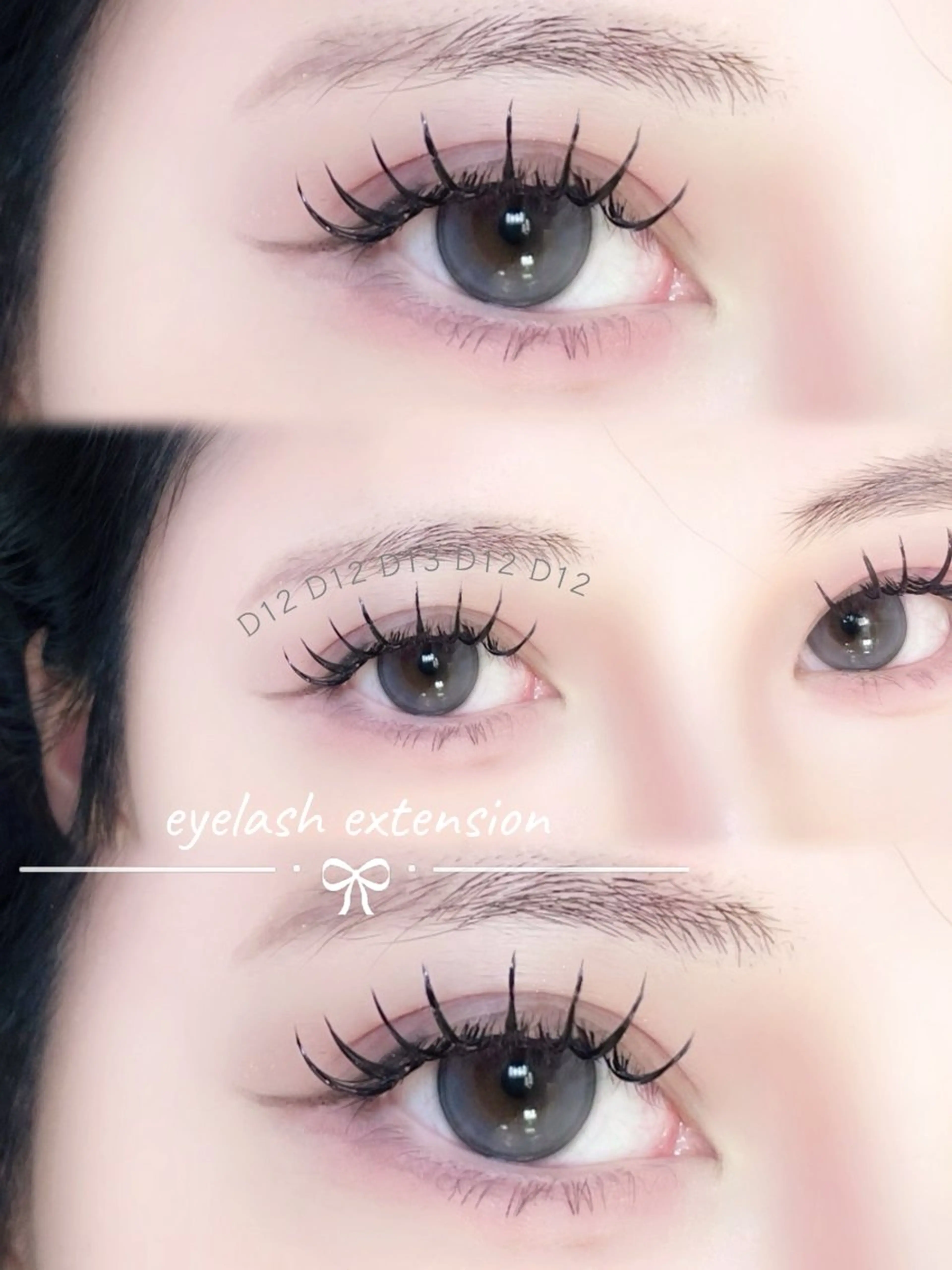 マツエク・マツパ マツエク 大阪梅田 SAKI 韓国風束感まつ毛のマツエク・マツパデザイン