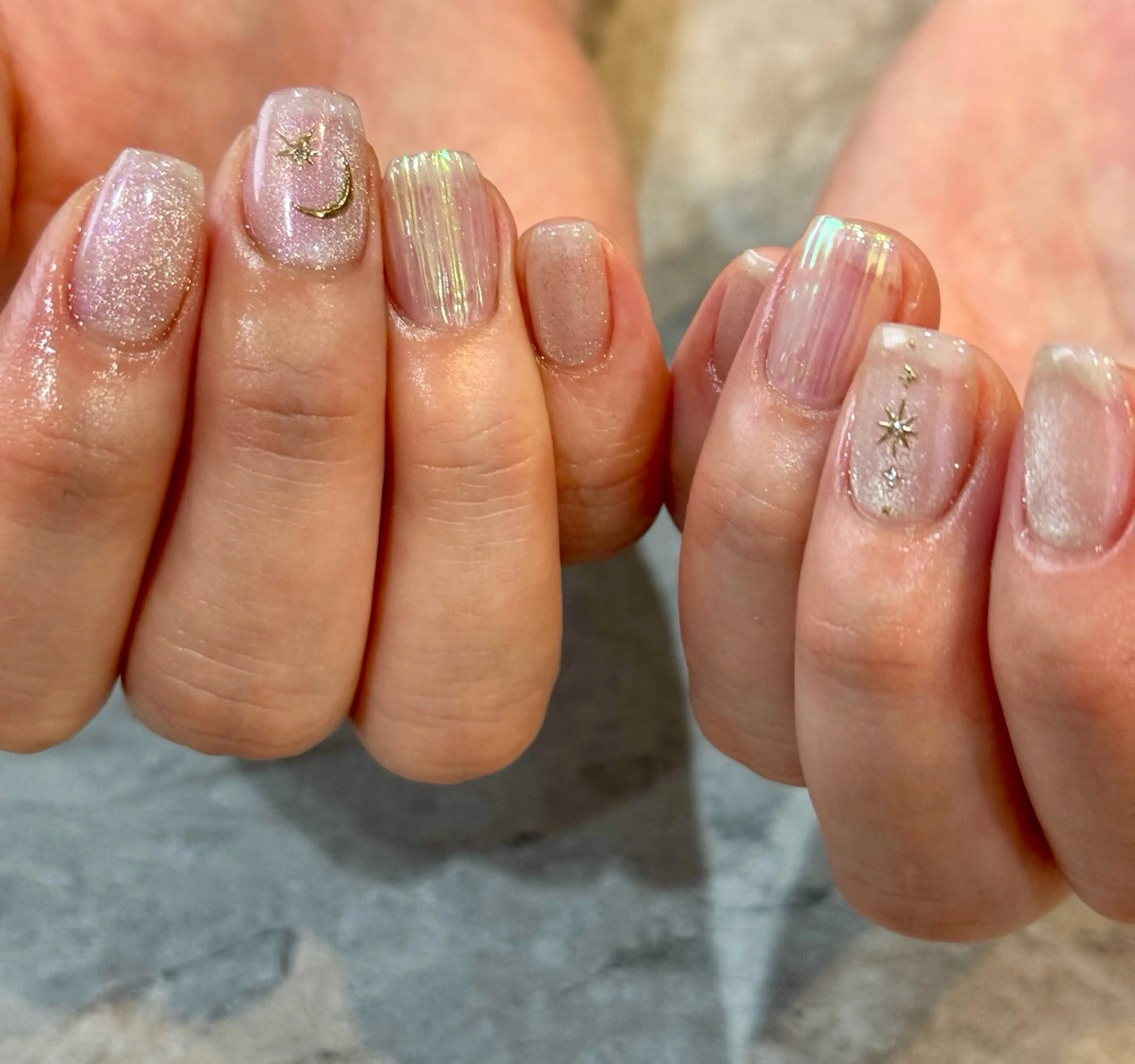 ネイル アートネイル ミラーネイル ハンドネイル Blé nailのネイルデザイン