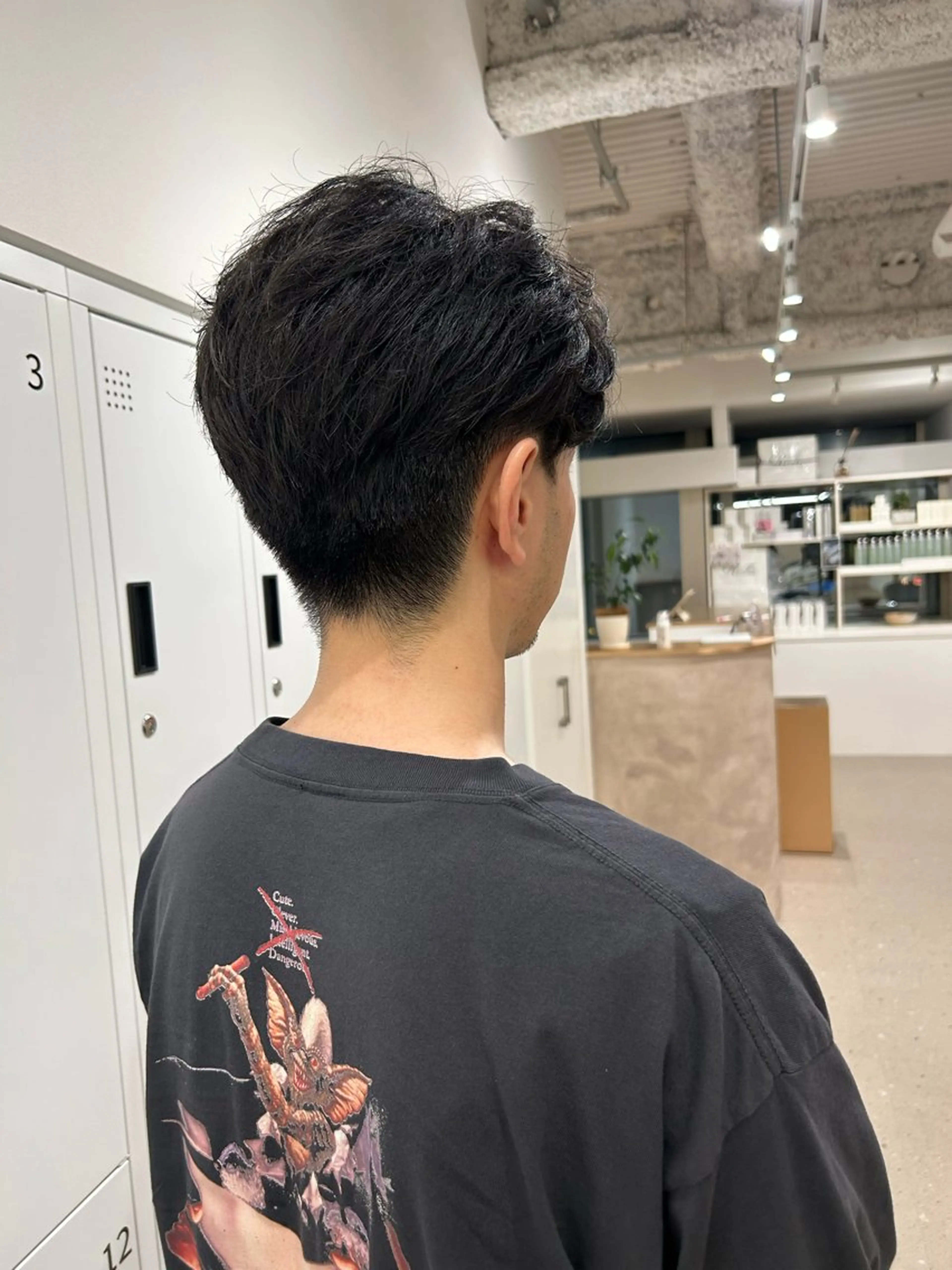 メンズ カット ヘアカラー トリートメント 髪質改善/艶カラー /透明感/石田桃子のヘアスタイル