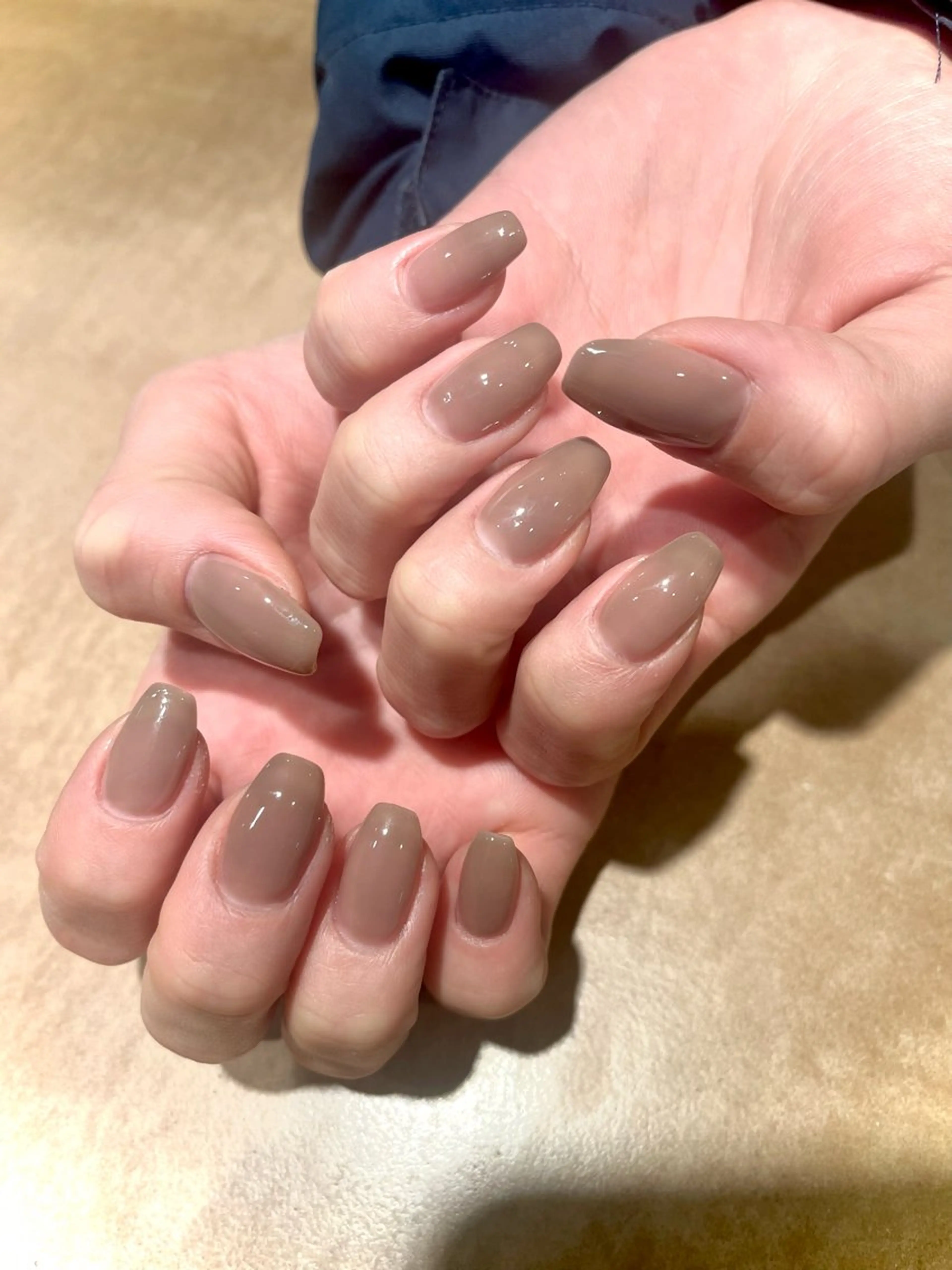 ネイル ワンカラーネイル Junko peg新丸子のネイルデザイン