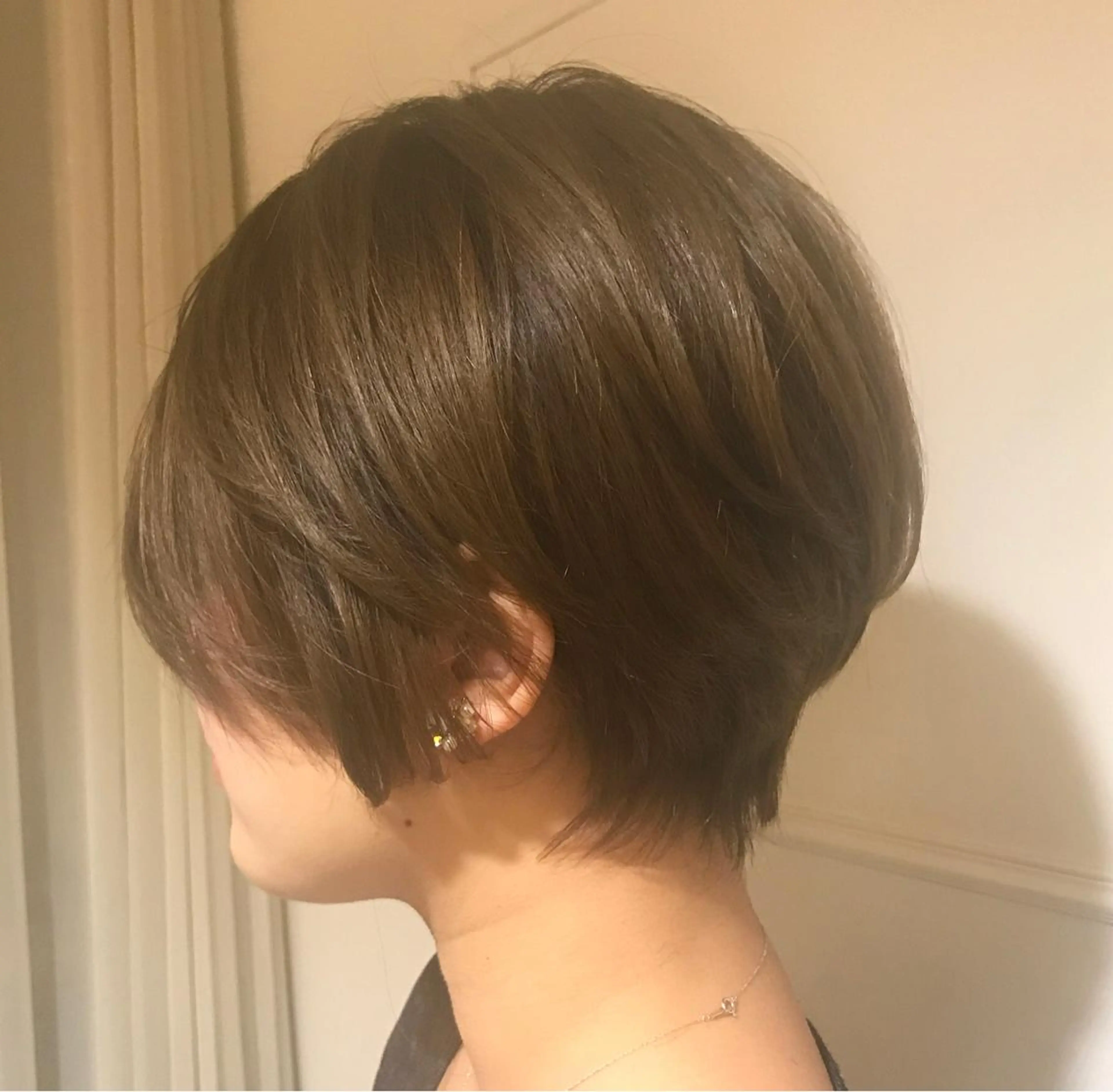 ショート カラー 黒神 浩之のヘアスタイル