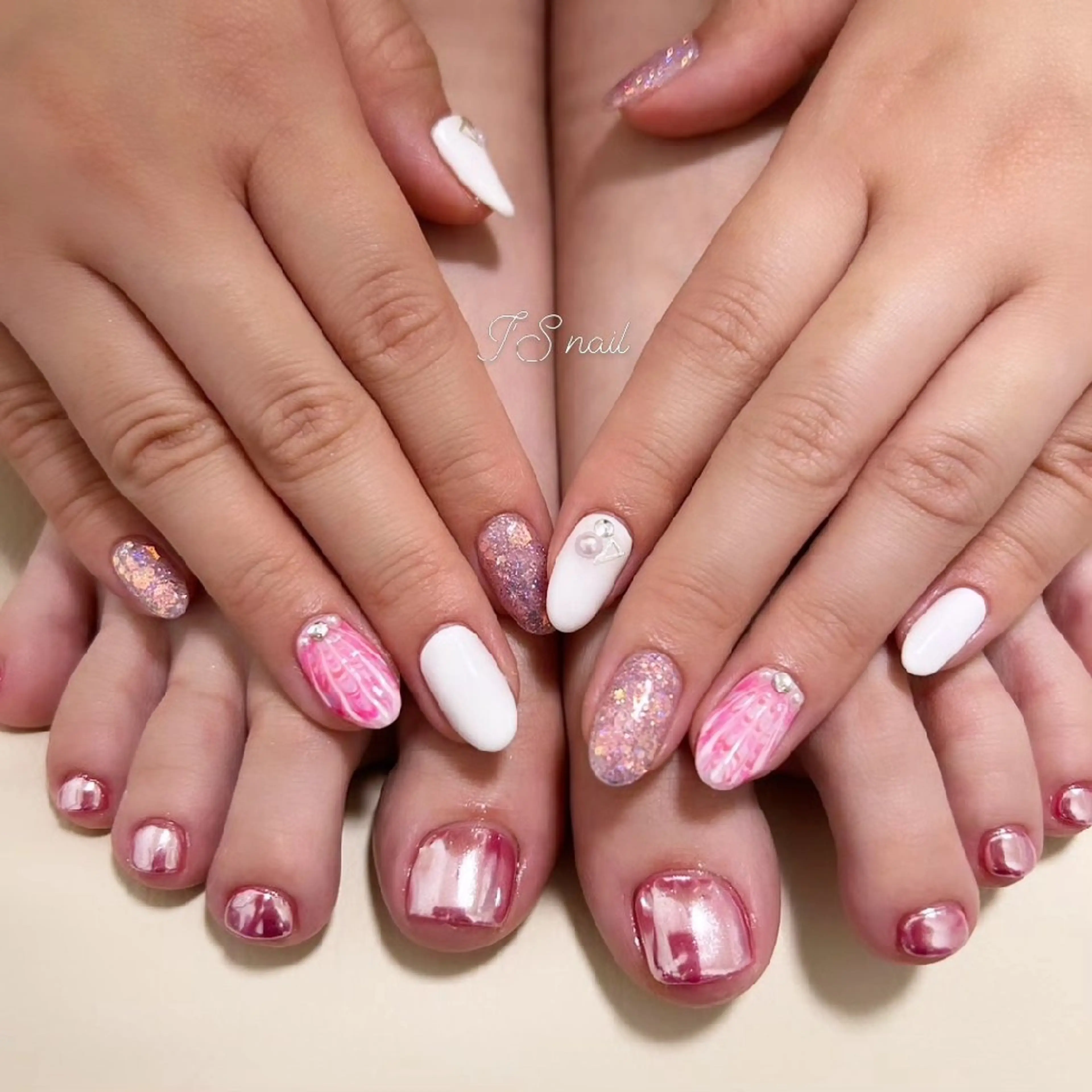 ネイル フットネイル I'S nail 佐野のネイルデザイン