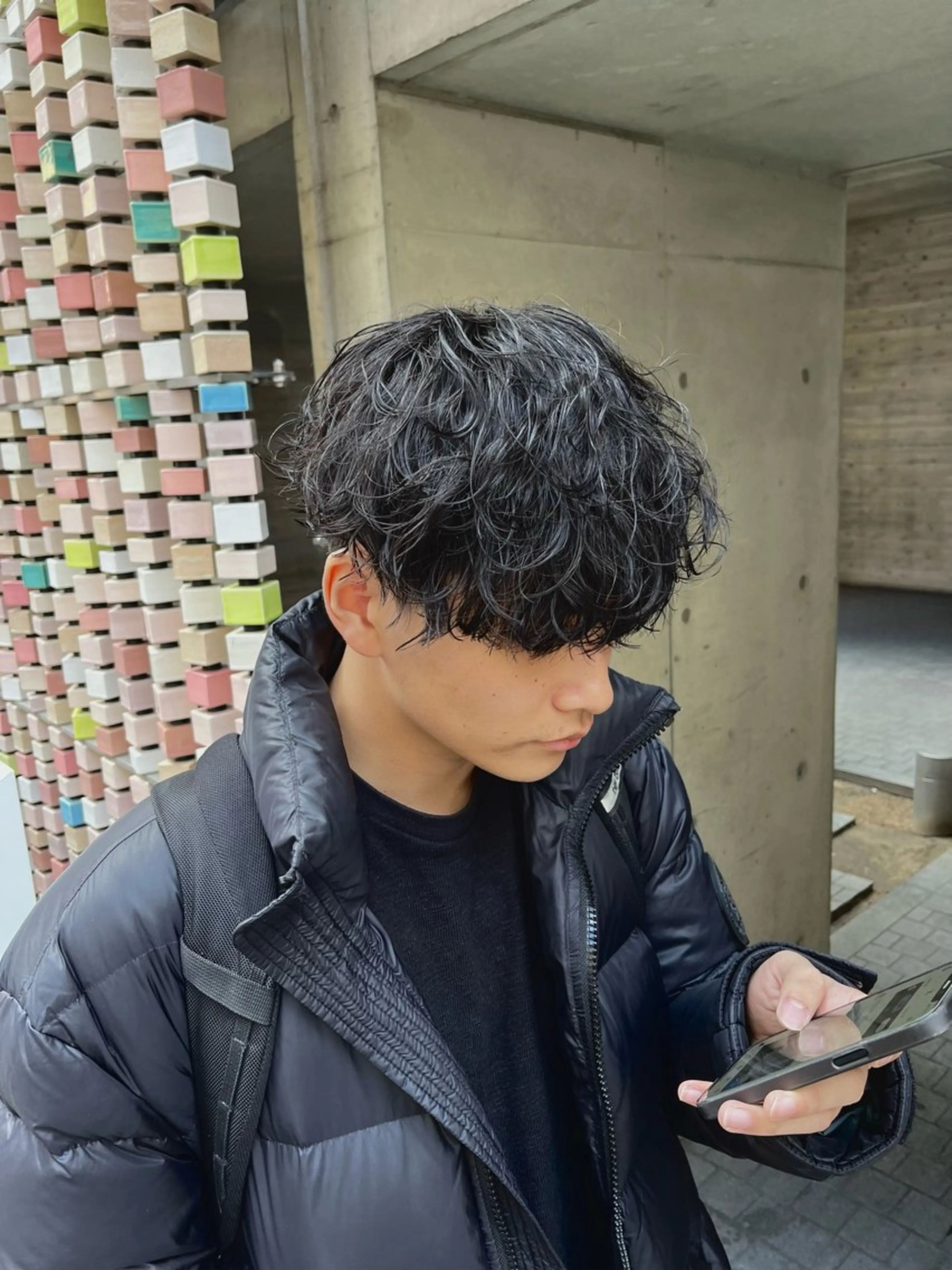 パーマ メンズパーマ梅田 ・川副史晶のヘアスタイル