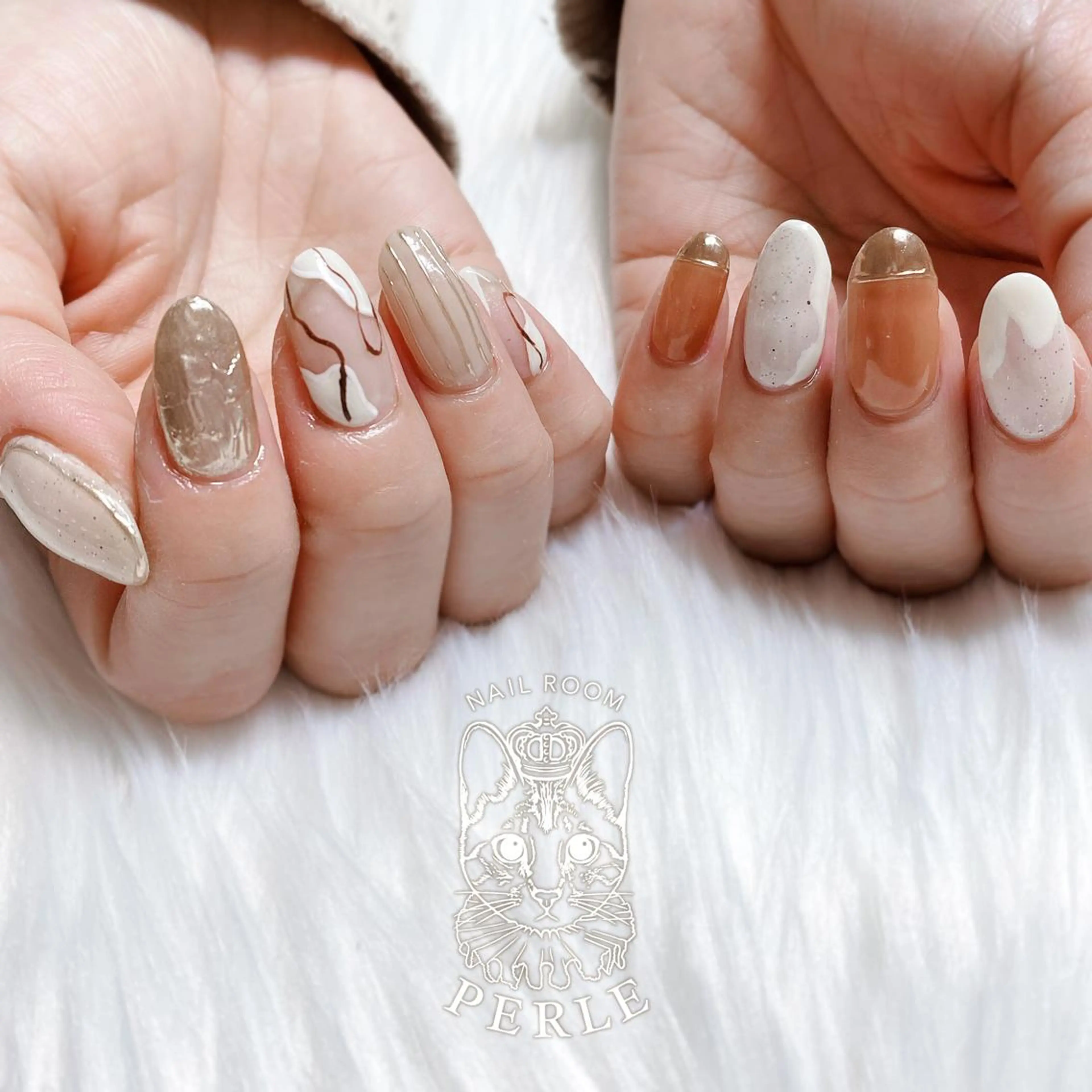 ネイル ハンドネイル nail room Perleのネイルデザイン