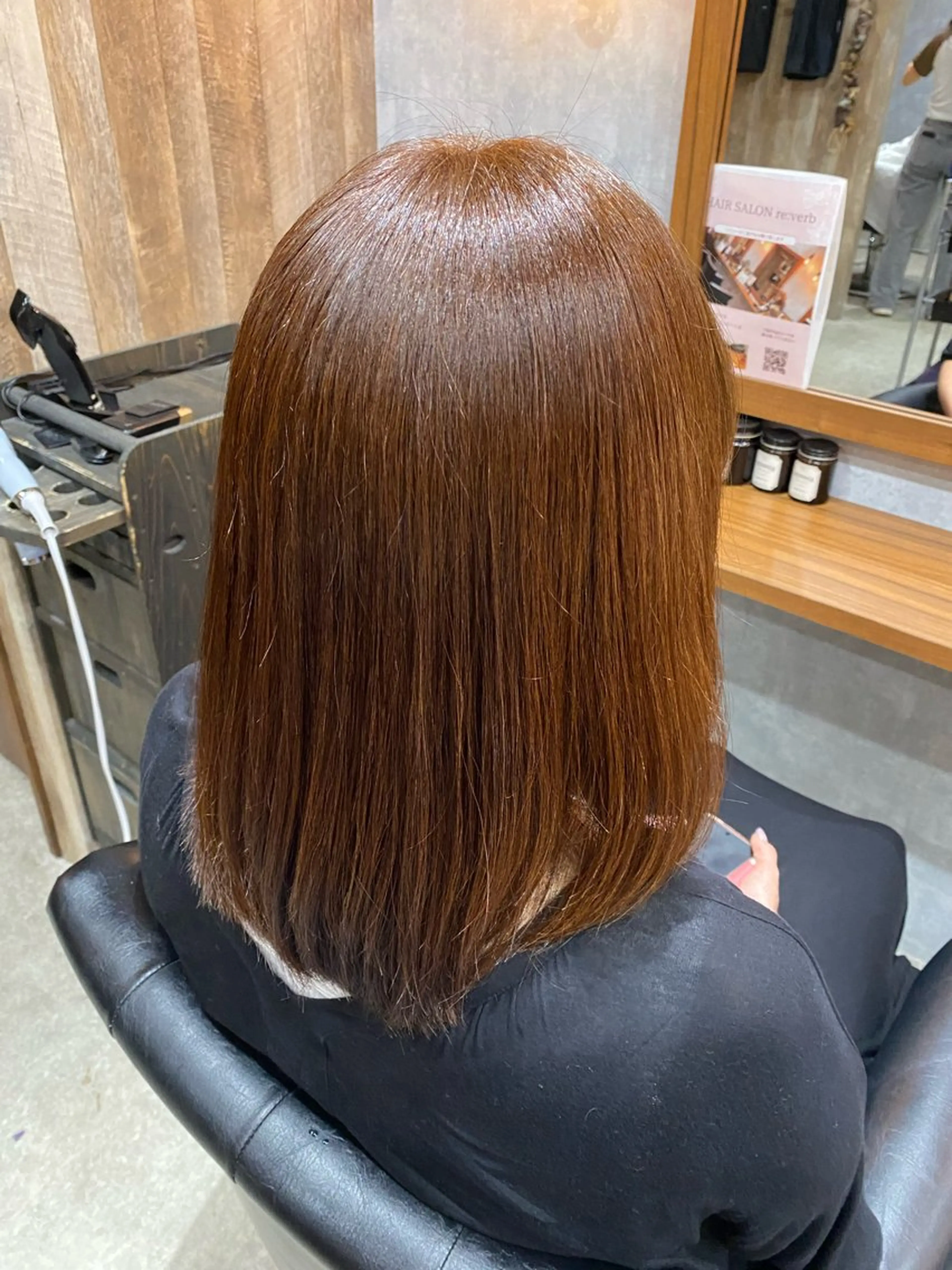 カラー 今枝莉菜 上品なツヤカラーのヘアスタイル