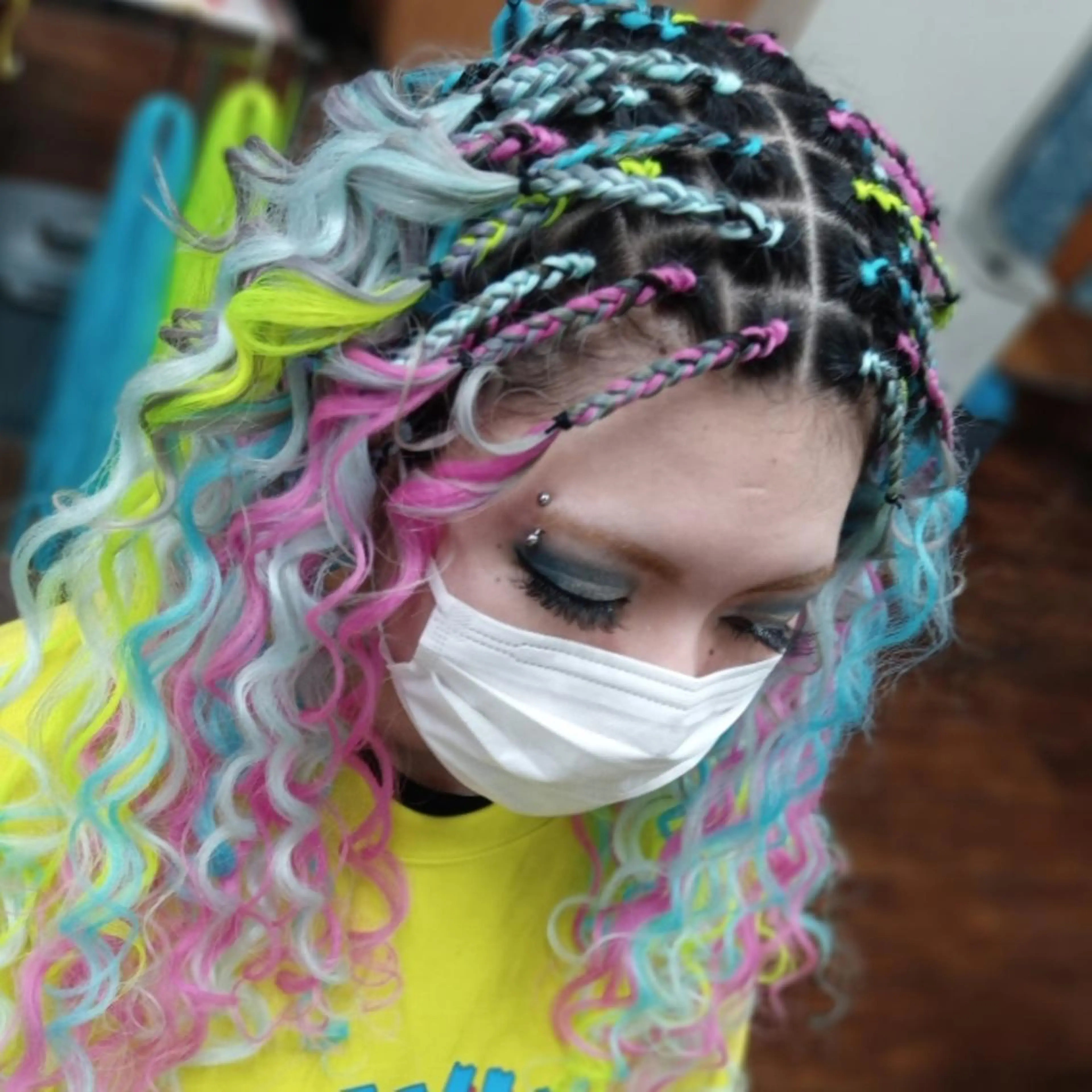 ロング ヘアアレンジ エクステ scamp ★のヘアスタイル