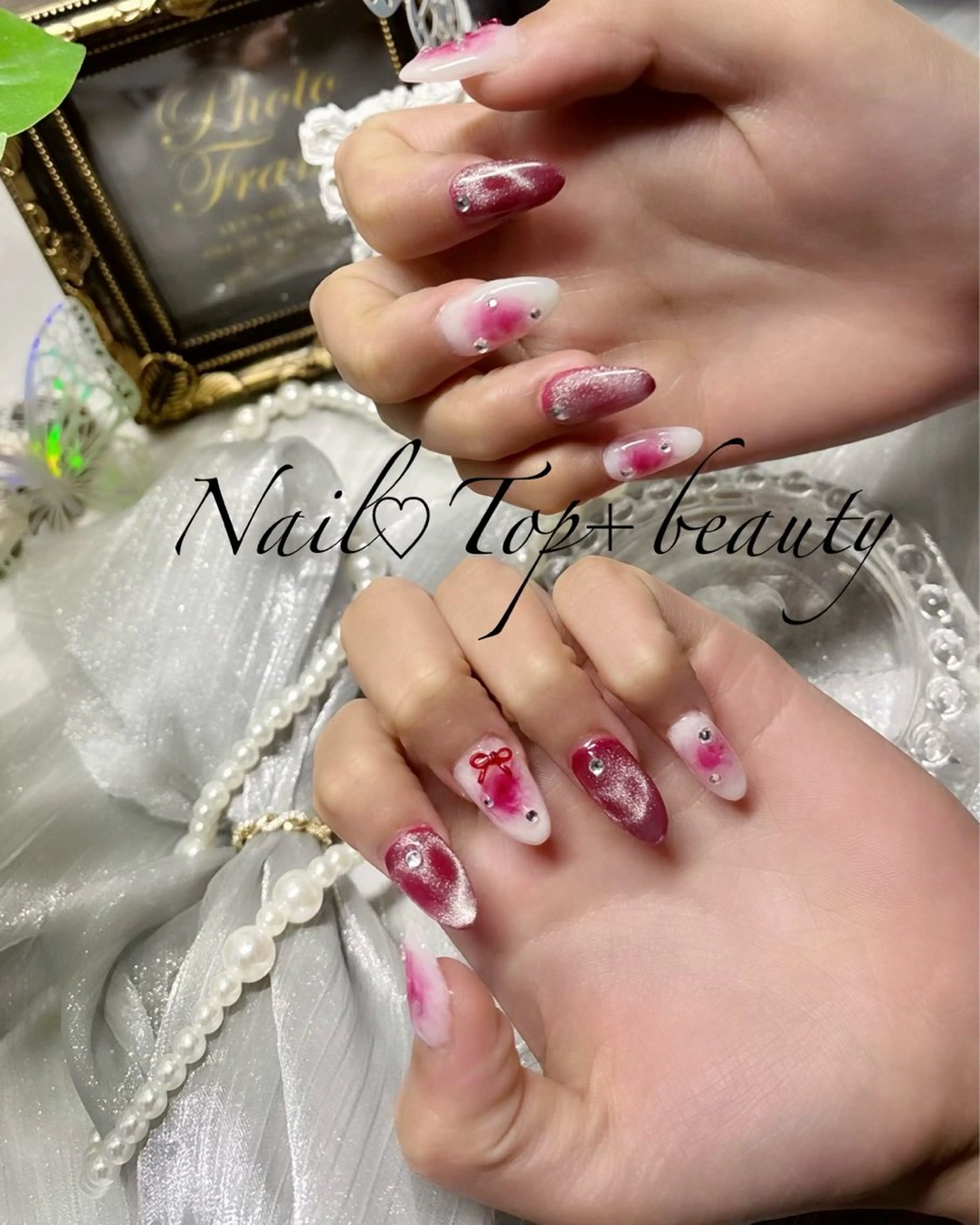 ネイル マグネットネイル 持ち込み T + B ❇︎ ayuのネイルデザイン