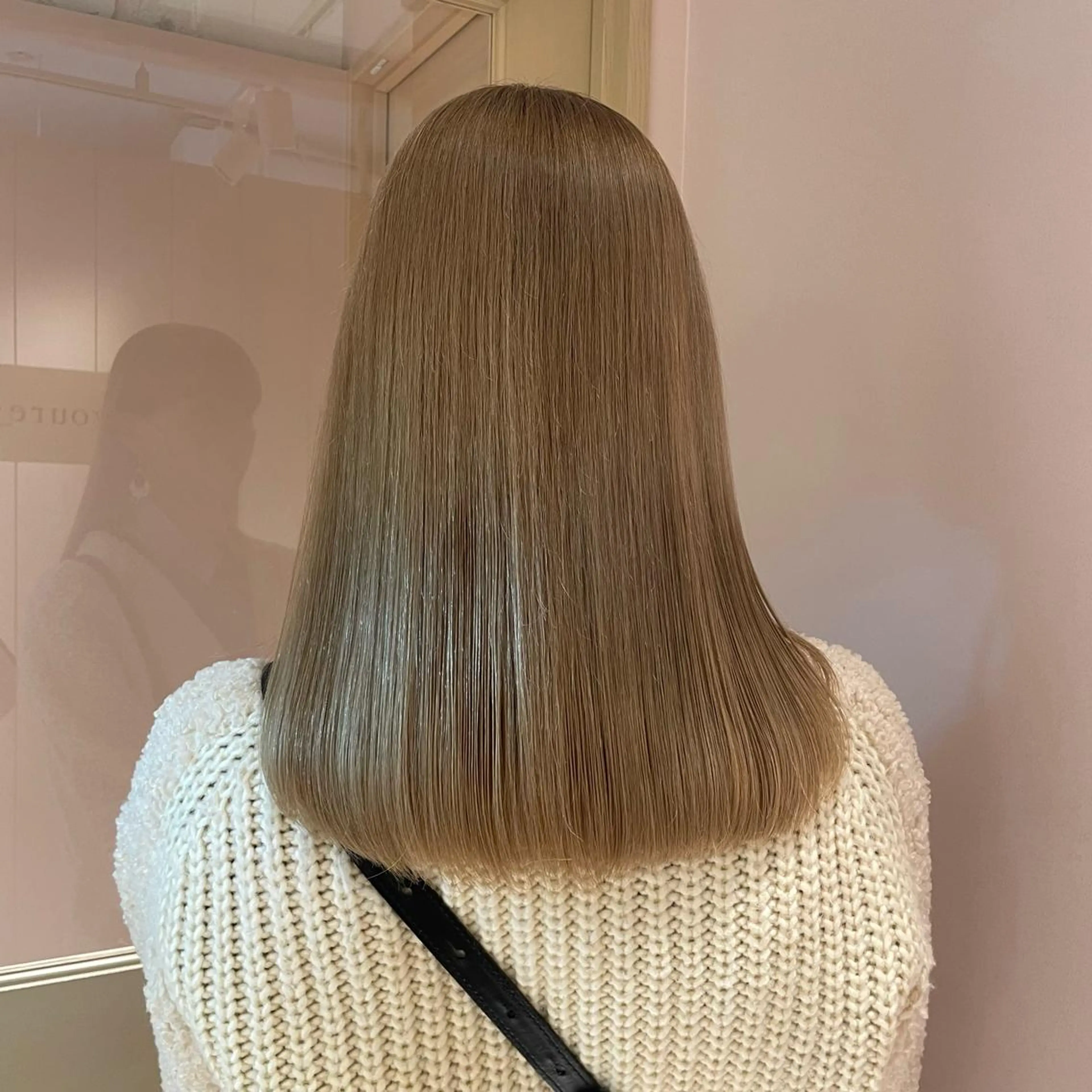 セミロング ヘアカラー トリートメント ヘッドスパ マホ/日吉/髪質改善 /レイヤー/ガーリーのヘアスタイル