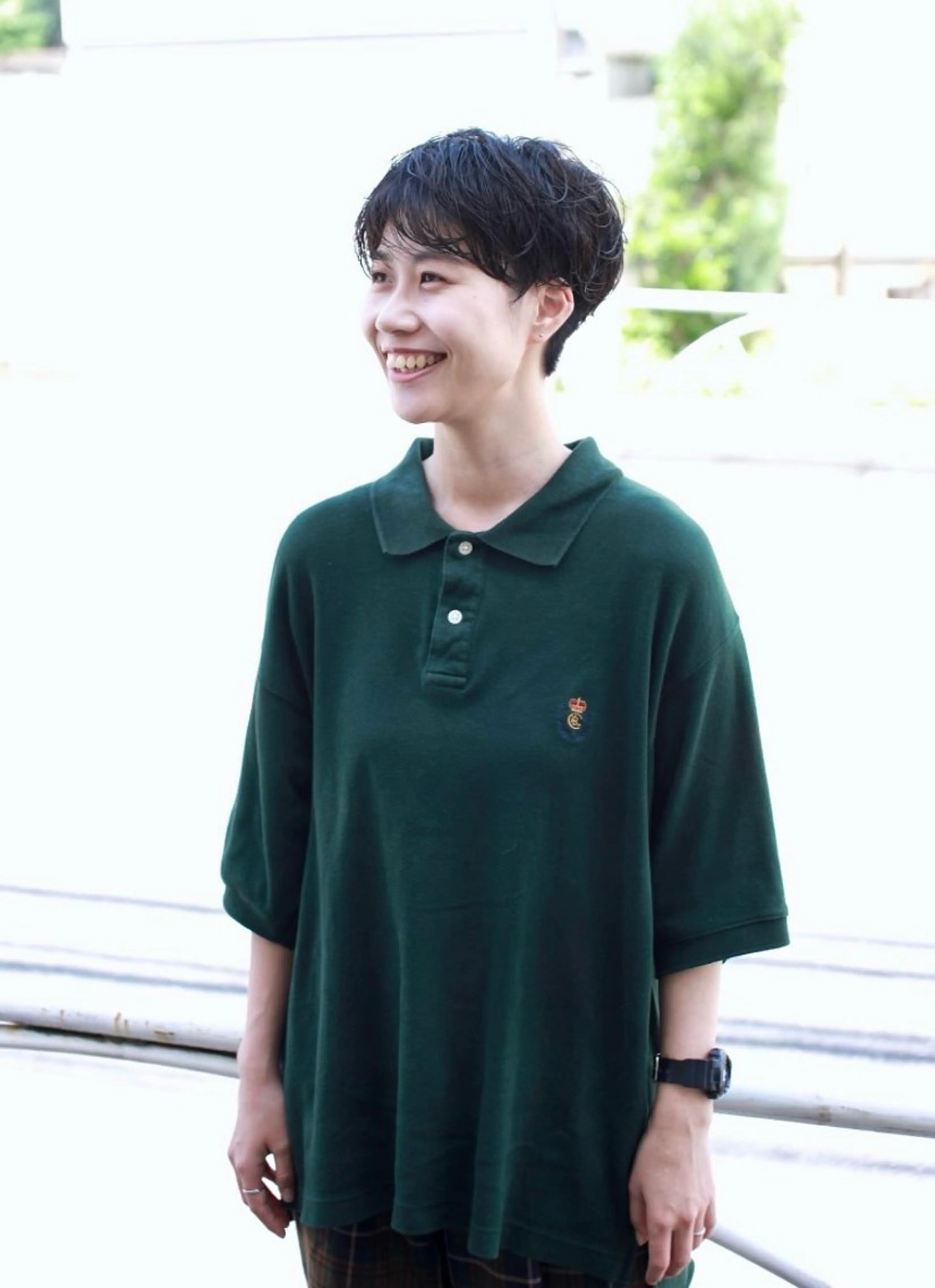 ショート パーマ カット パーマ トリートメント 大西 カズマのヘアスタイル