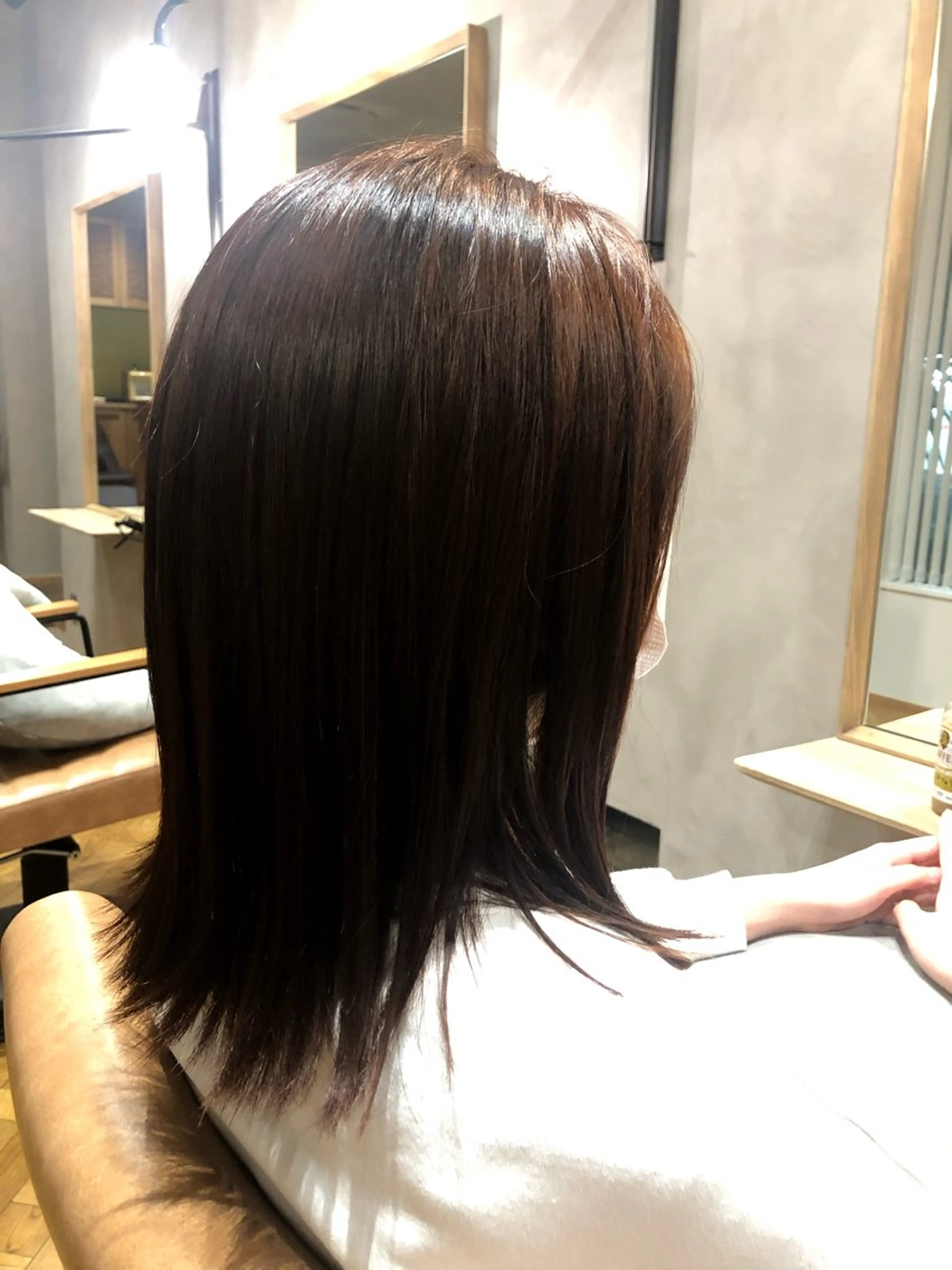 カラー レッドカラー ヘアカラー トリートメント SUZUNE 🐣カットモデルのヘアスタイル