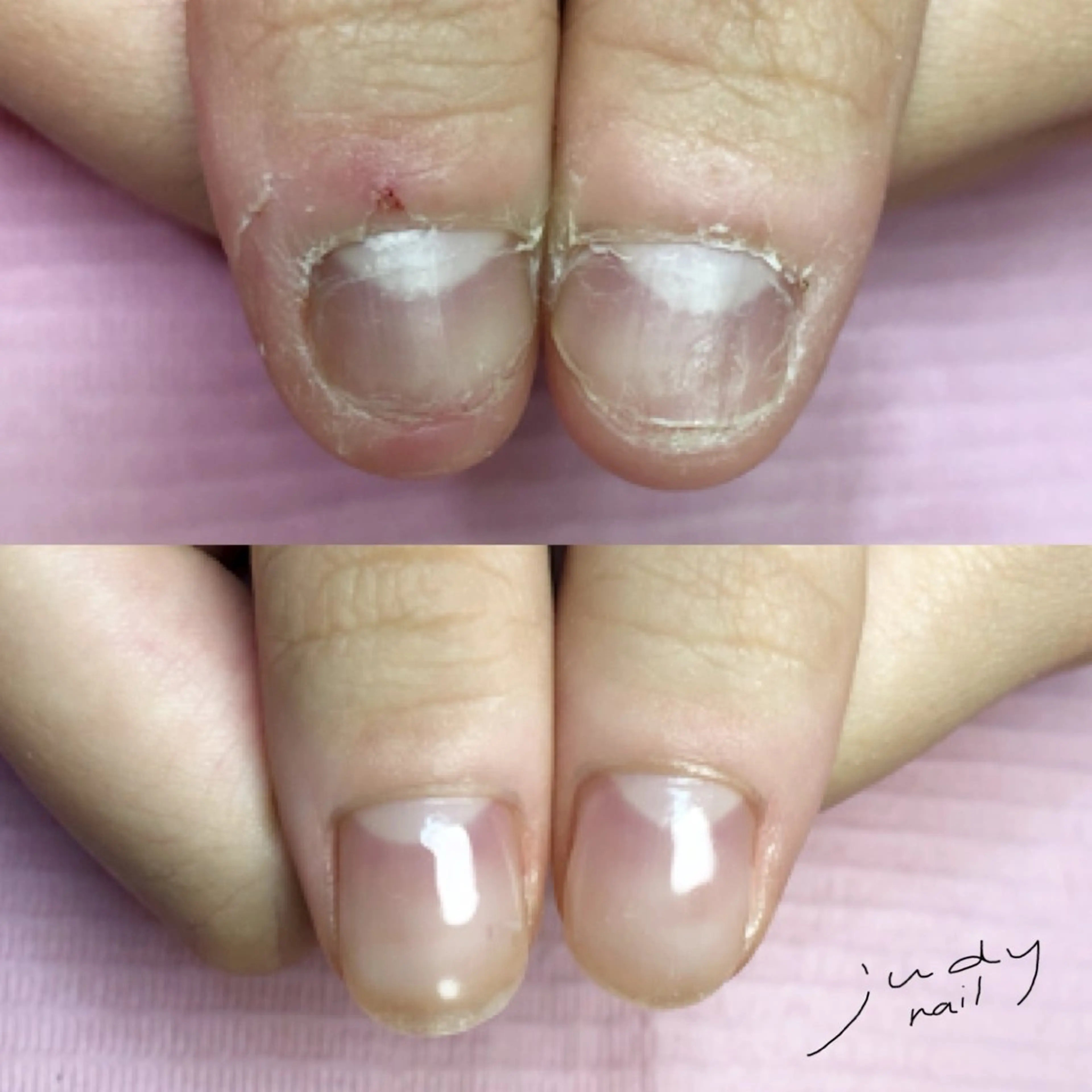 ネイル クリアネイル ハンドネイル judynail ジュディネイルのネイルデザイン