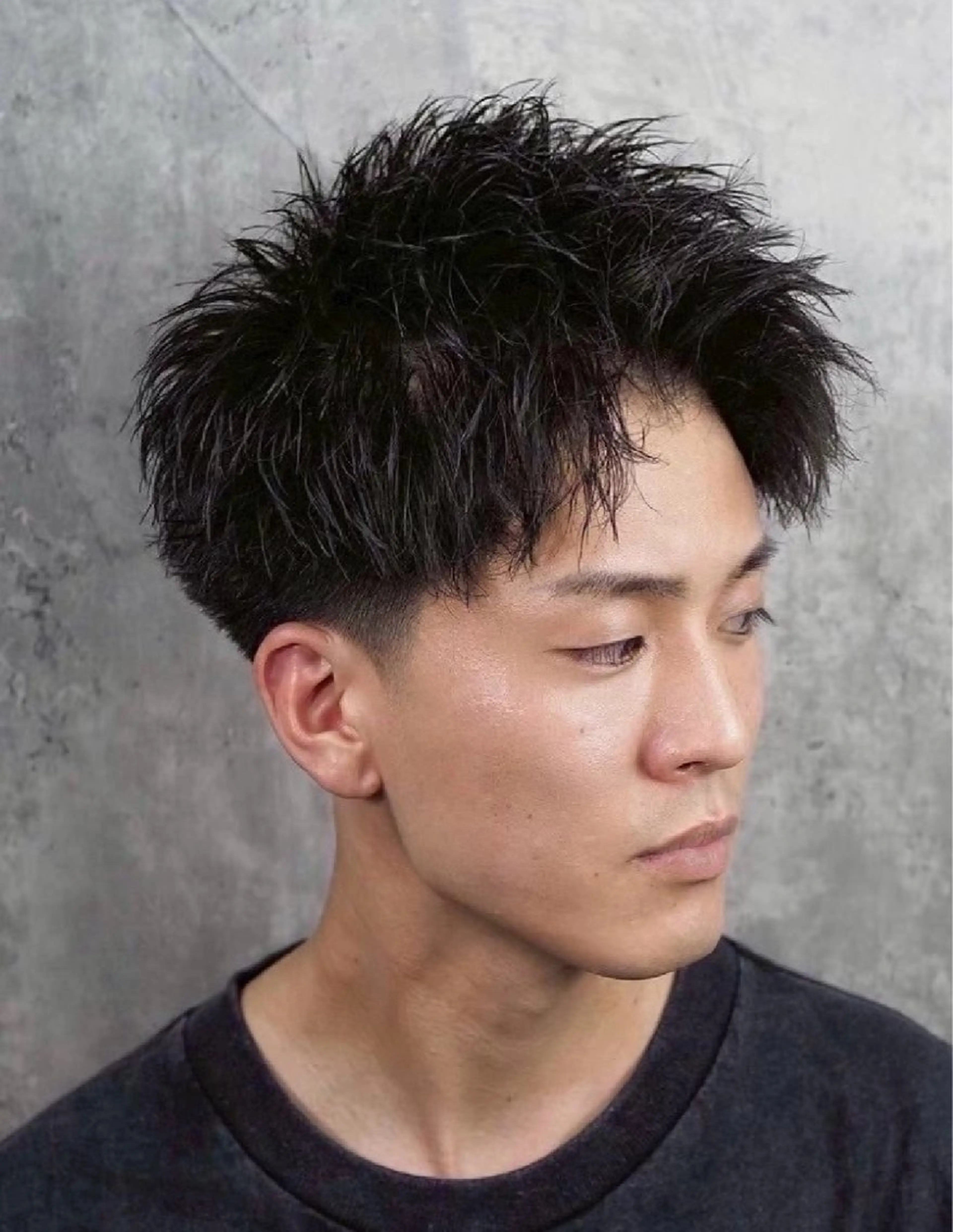 ショート メンズ カット ヘアセット HIRO GINZA 銀座一丁目店のヘアスタイル