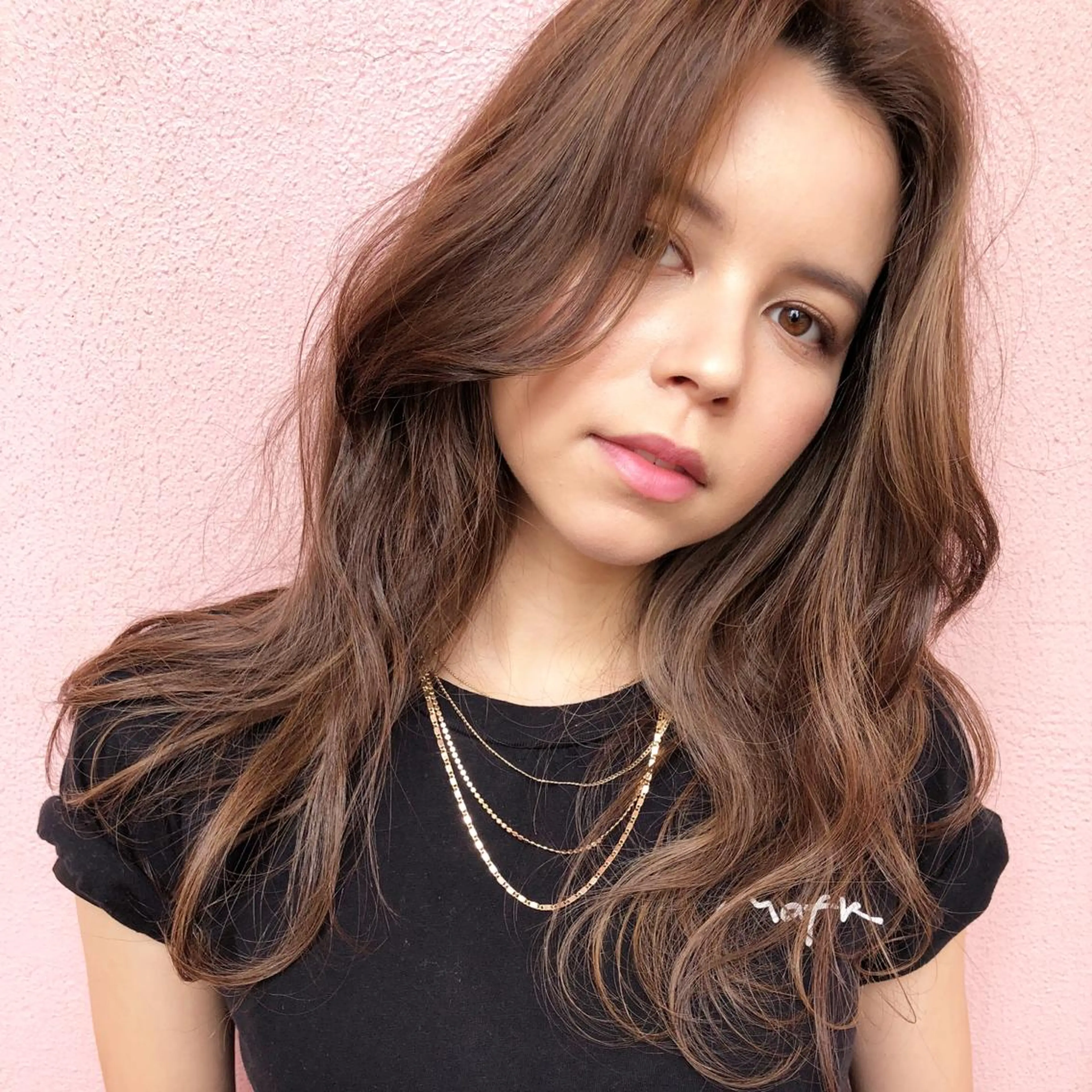 セミロング 切りっぱなしボブ セミロングパーマ アッシュ ボブ 外国人風カラー ショート職人 美容師【KENTA】のヘアスタイル