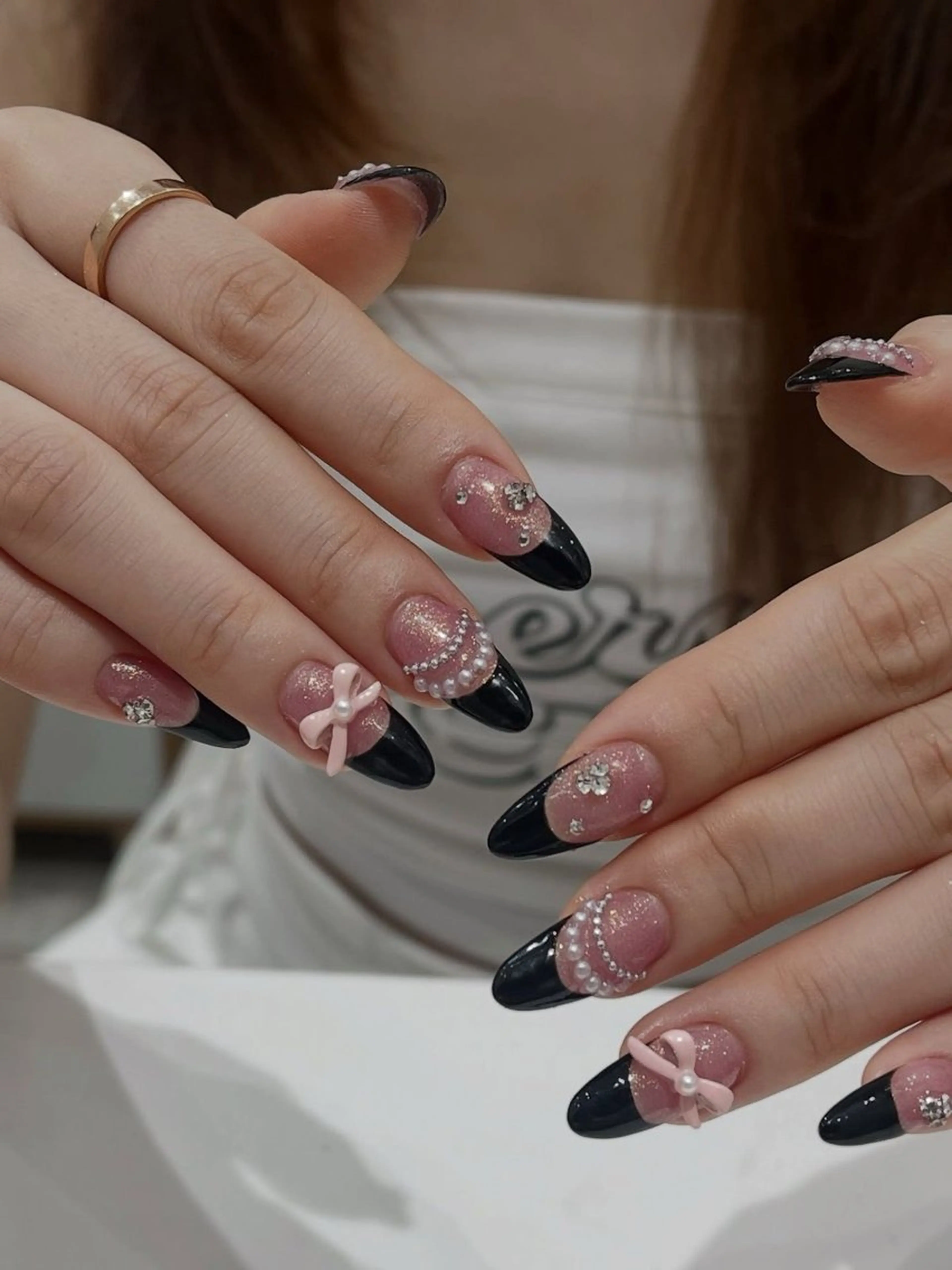 ネイル 韓国ネイル 持ち込み ネイルチップ ハンドネイル RINN ANA.CHUOのネイルデザイン