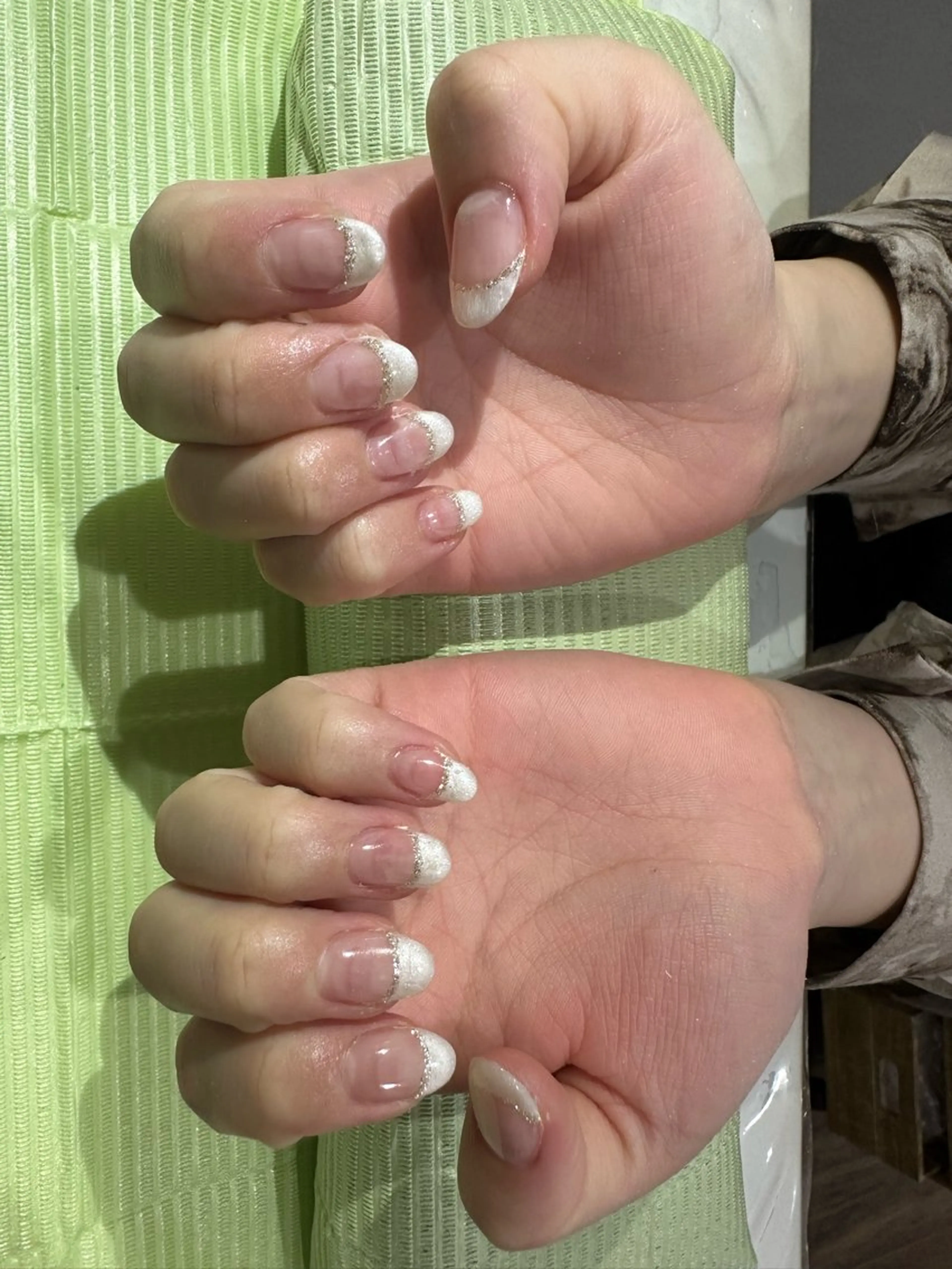 ネイル フレンチネイル Eyelash＆nail Buena 高円寺店所属・【Jr.ネイリスト】 💜serina💜のネイルデザイン