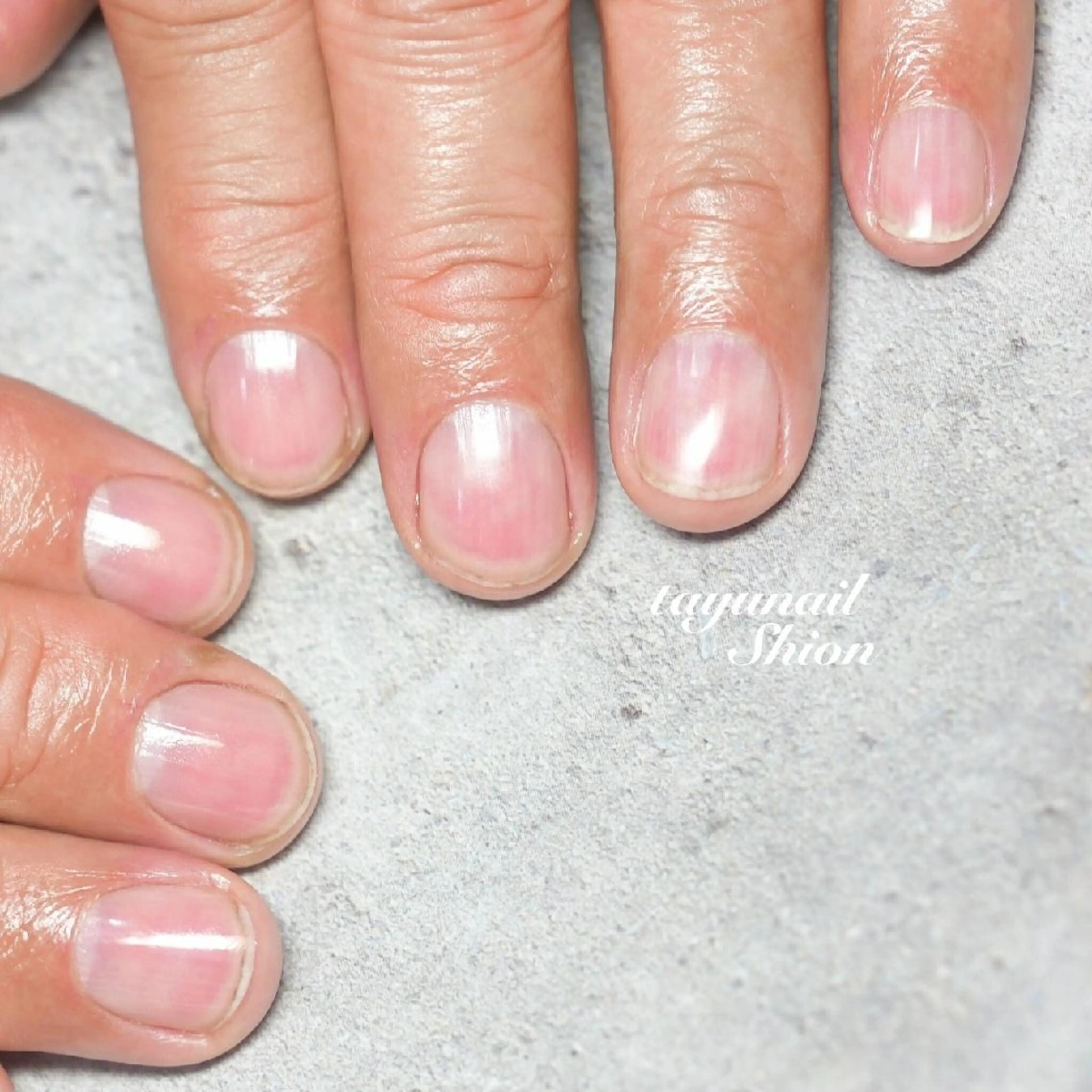 ネイル ブルー ジェルネイル パラジェル 冬ネイル ネイルサロン 【たゆnail】のネイルデザイン